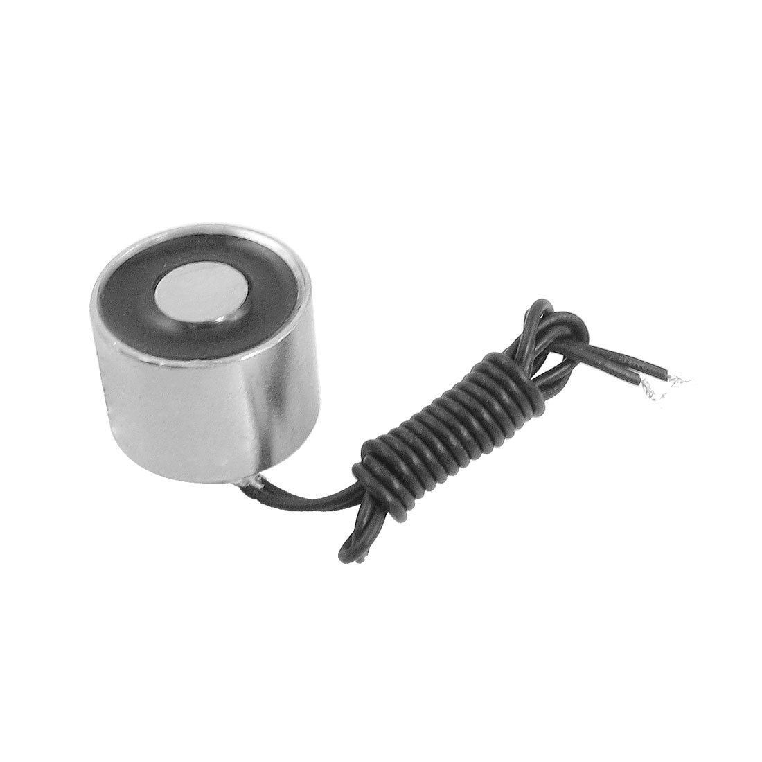 DC 24V 0 66A 2KGF Force Sucked Type Round Solenoid Electromagnet