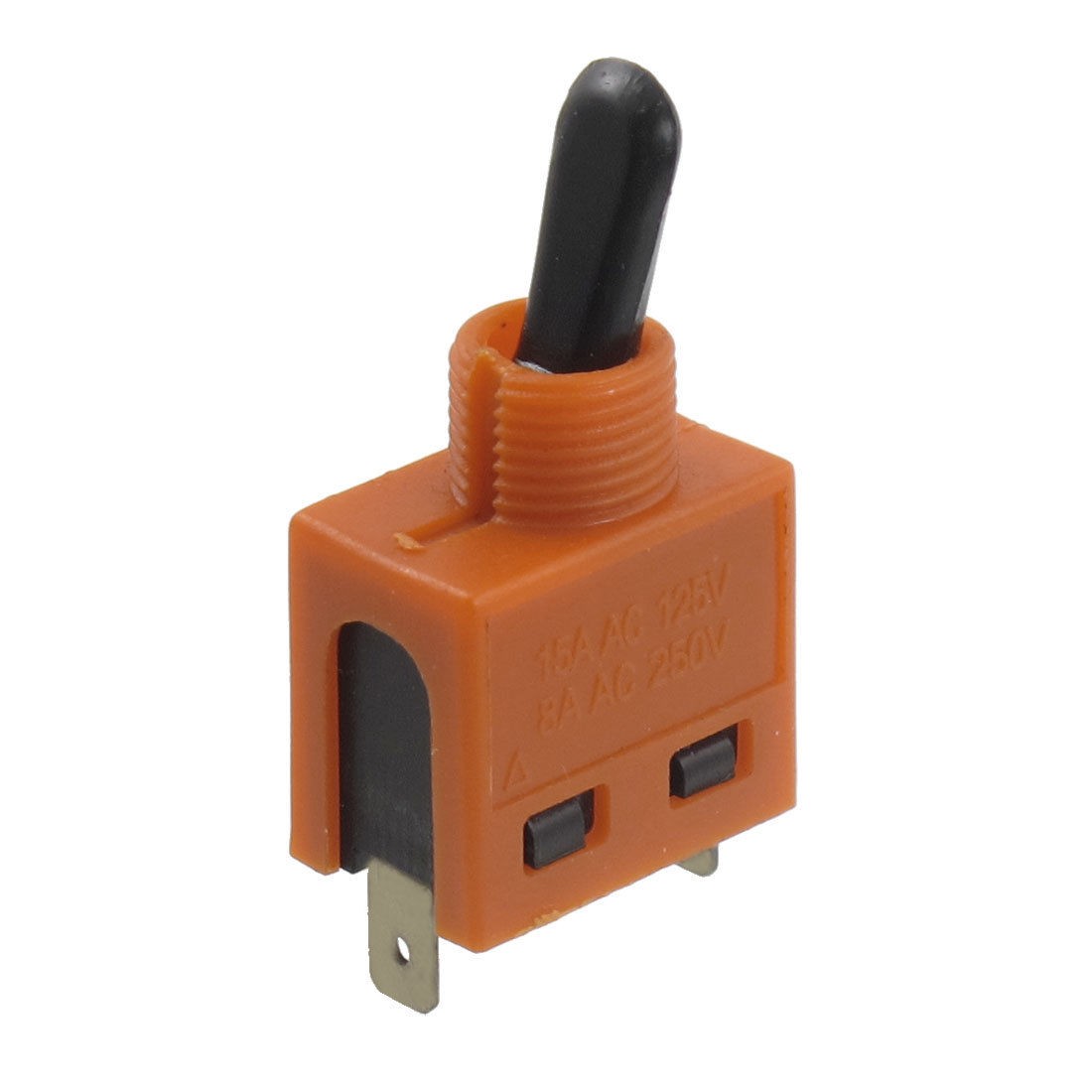 AC 250V 8A AC 125V 15A Latching SPST NO 2 Position Electric Power Toggle Switch