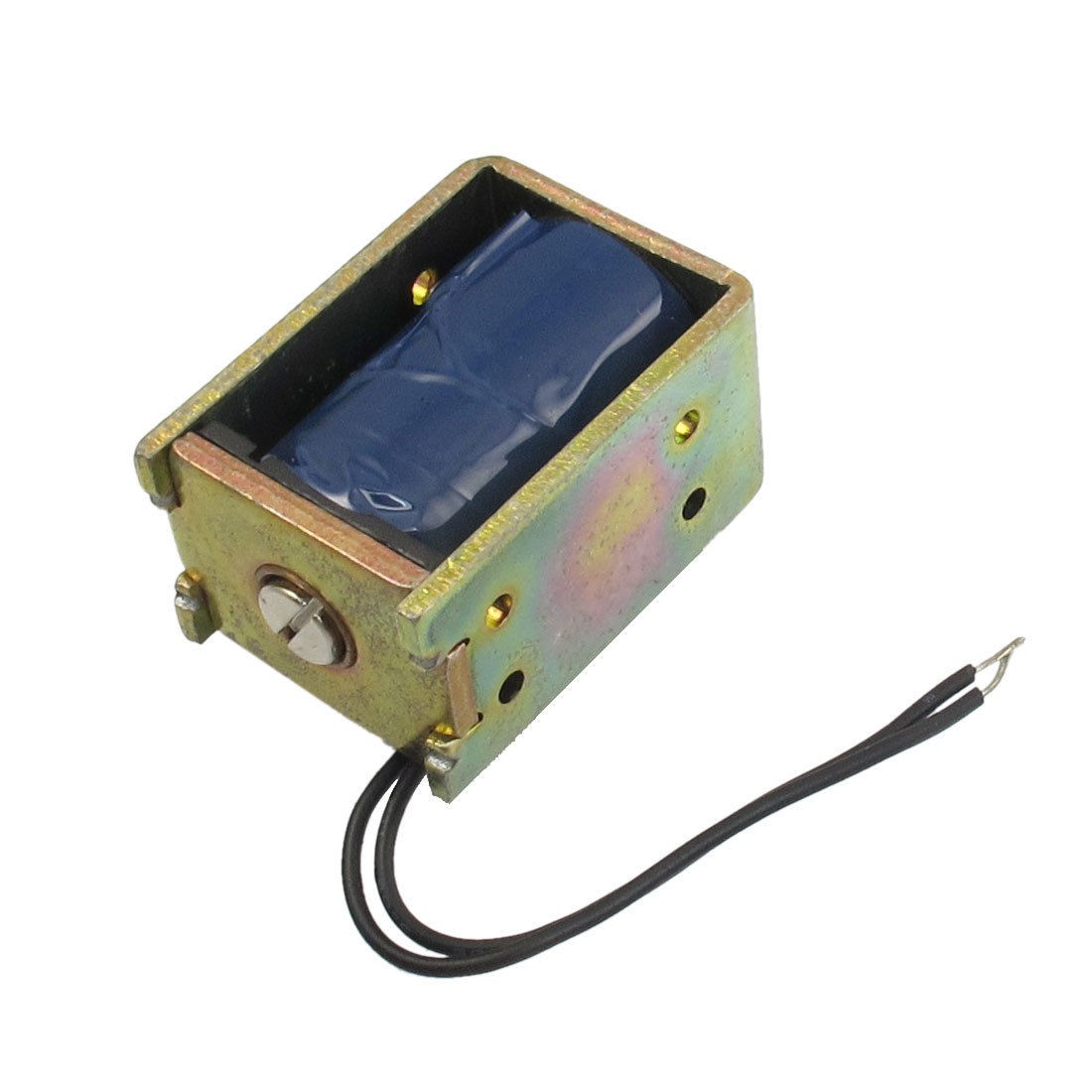 DC 24V 0 8Amp 0 5kg Force 5mm Stroke Pull Type Solenoid Electromagnet