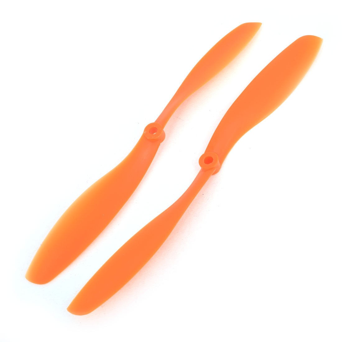 Pair 8x4 5 Orange Plastic CW CCW RC Airplane Propeller Paddle Adapter Rings