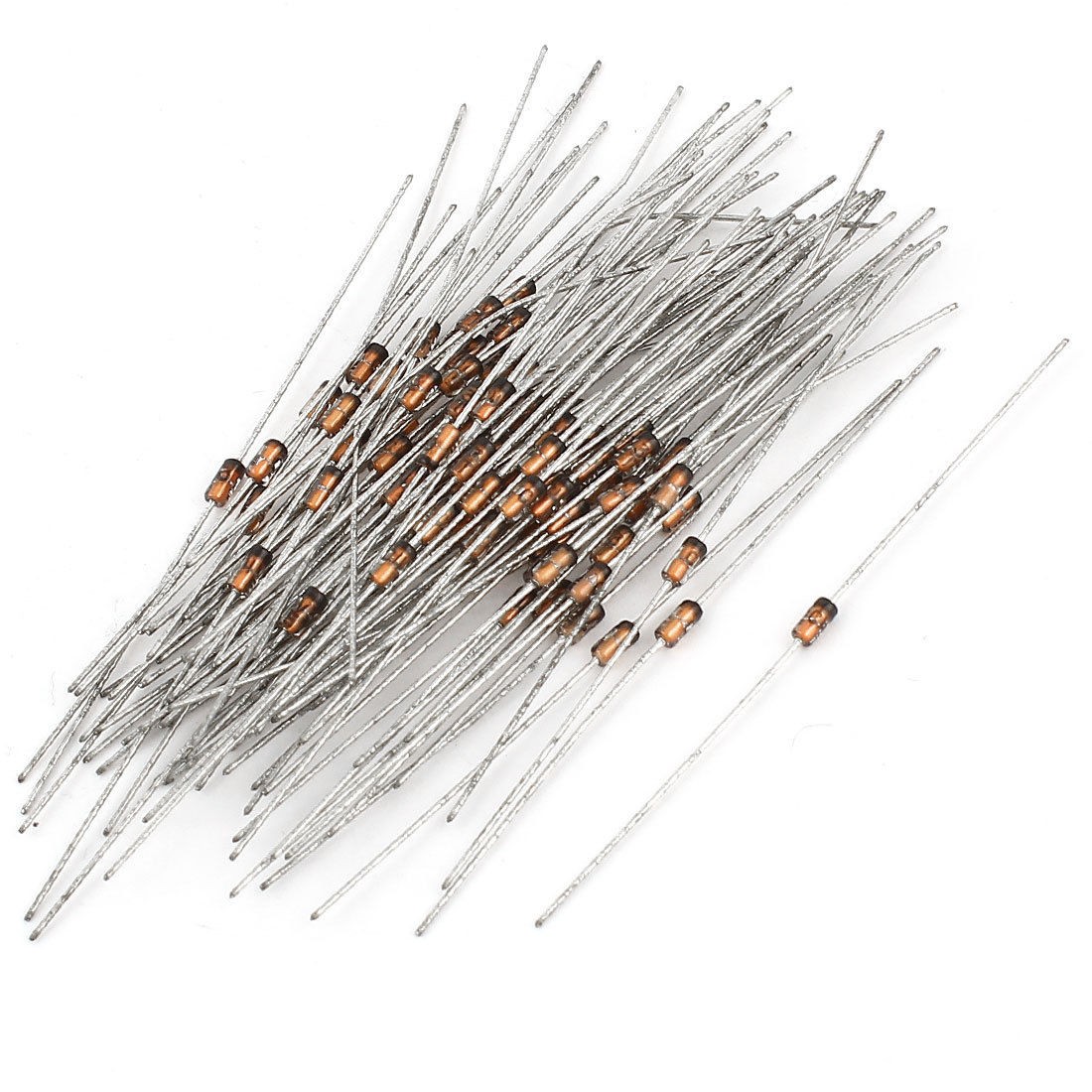 80 Pcs Axial Lead Zener Diodes Voltage Regulator 1 2W 4 3V