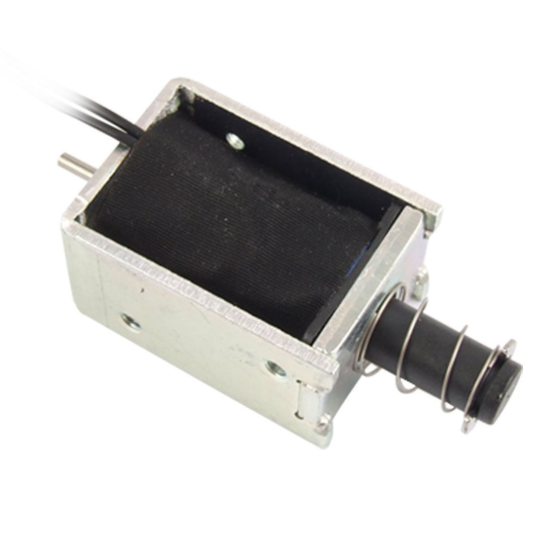 DC 12V 4.8W 0.4A Push Type Open Frame Linear Solenoid