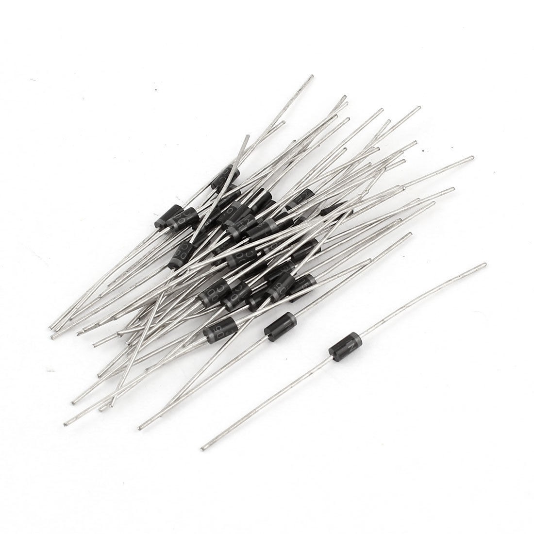 40 Pcs Silicon Rectifier Diodes 1N4005 do 41 500V 1A