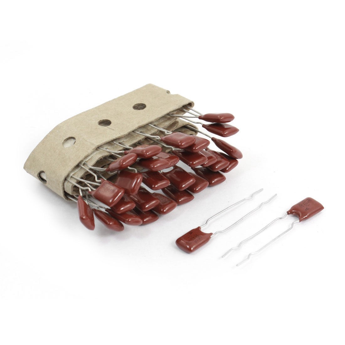 30pcs AC 50V 5 1nF Through Hole Metallized Polypropylene Film CBB Capacitor