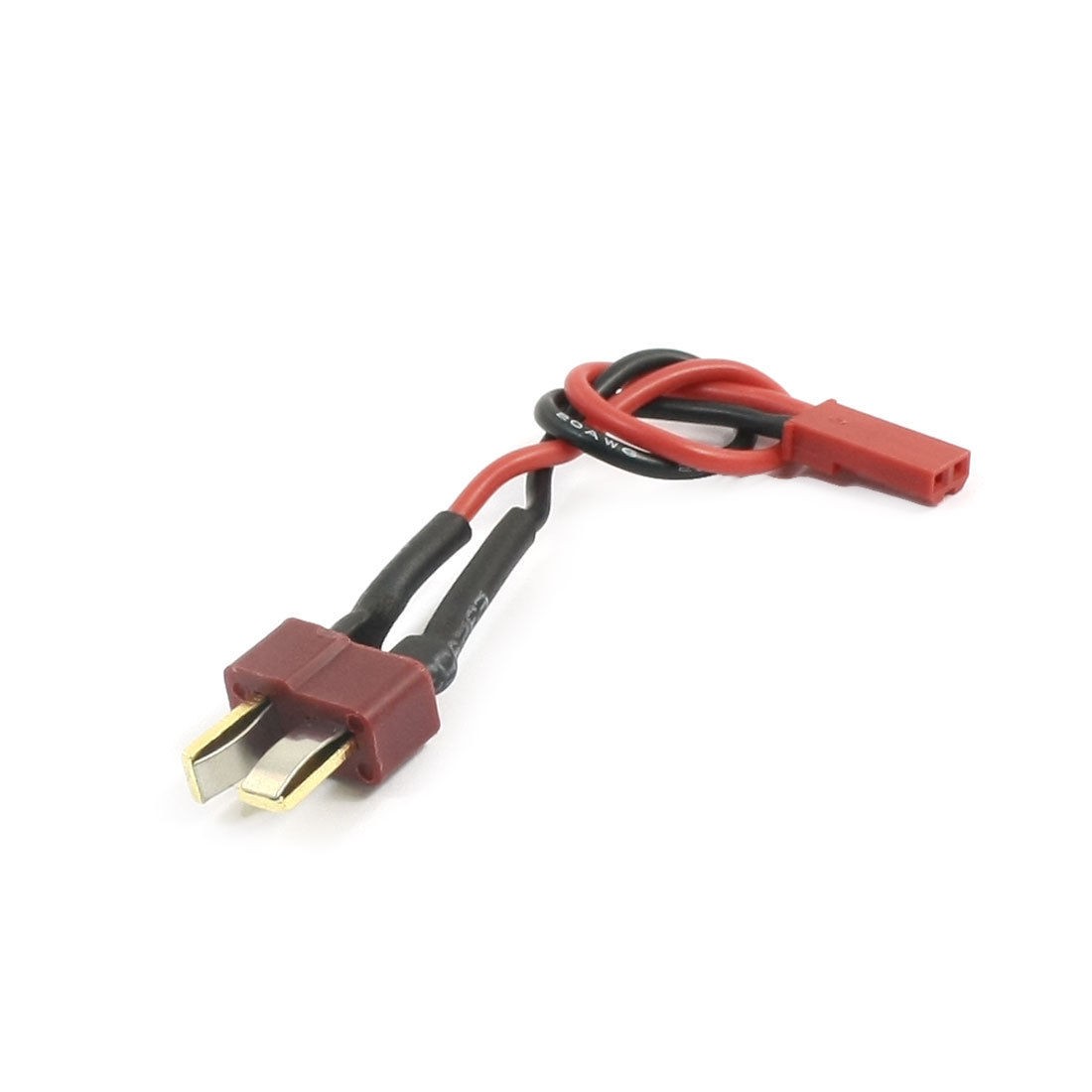 RC Toy Battery T Plug Male to JST Female Connector Wire Black Red 20AWG 13cm