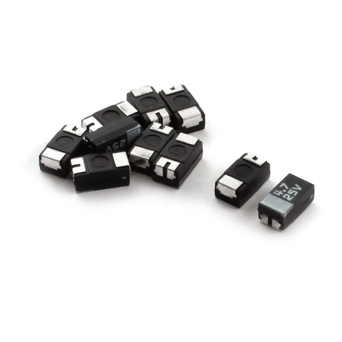 10pcs 6032 Case C 4 7uF 25V 6mmx3mmx2 5mm SMT SMD Tantalum Chip Capacitors