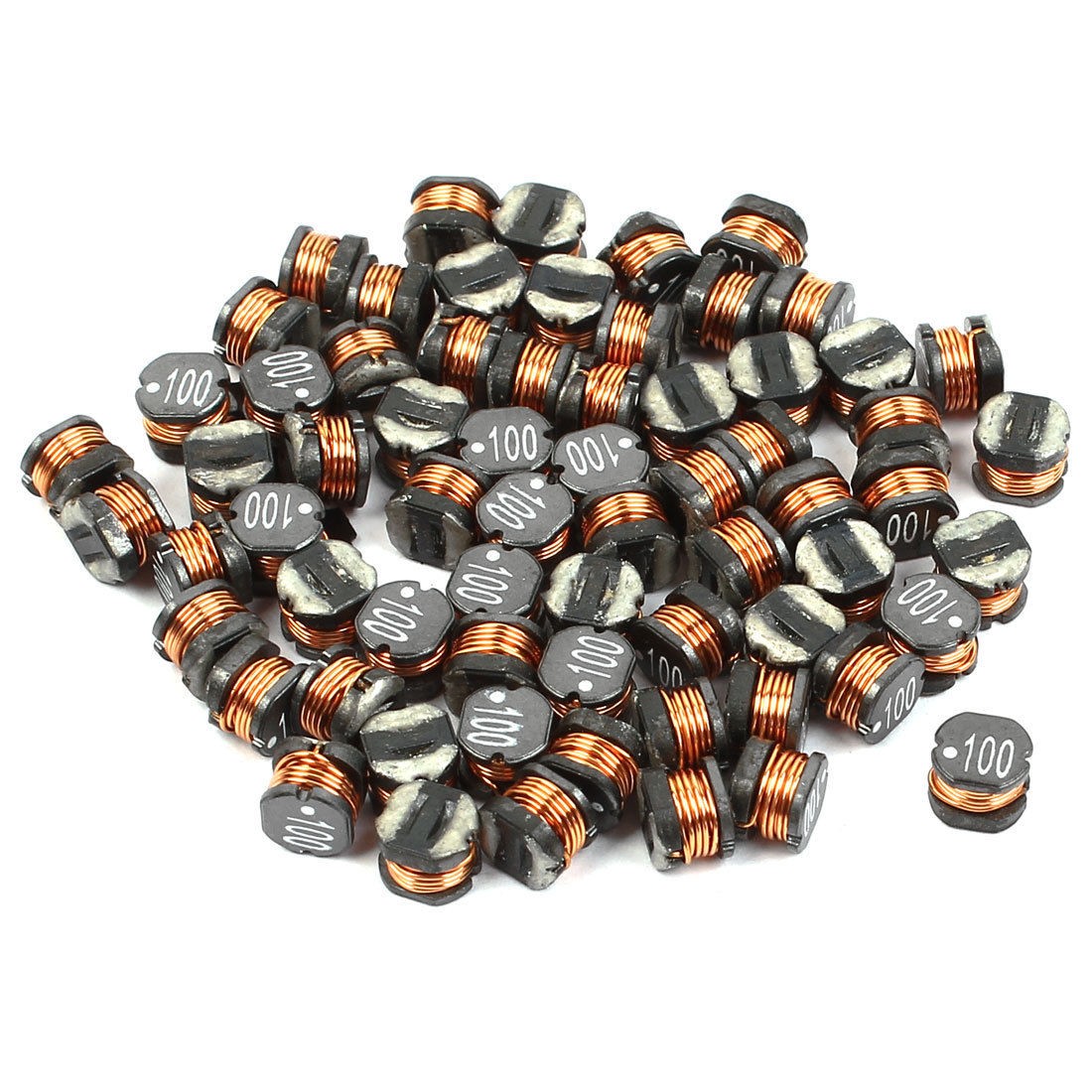 50 Pcs Surface Mounted SMD Power Inductors 10uH Inductance 10 5 8mmx5 2mmx4 5mm