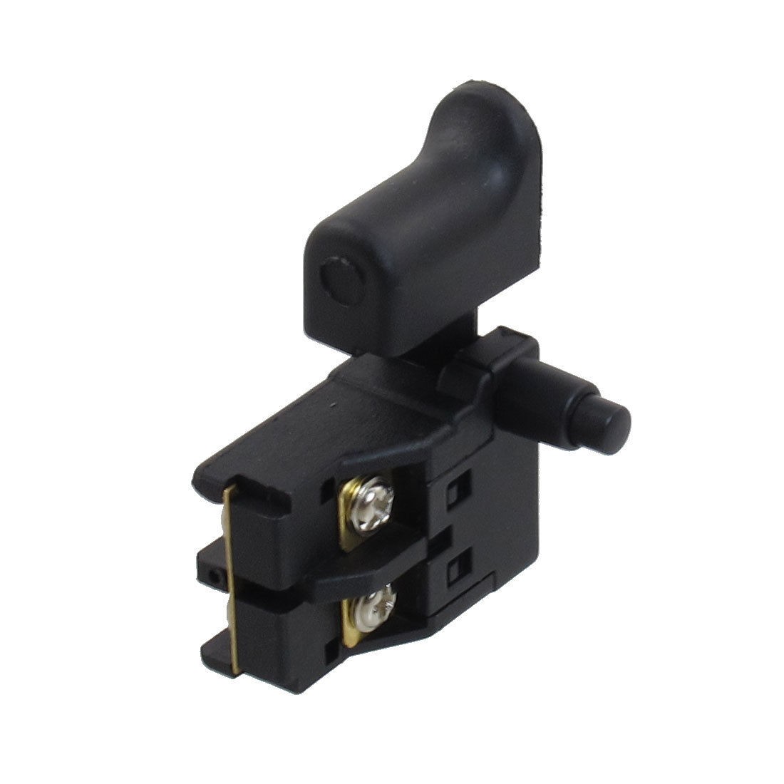 AC 250V 8A Lock on SPST NO Black Electric Tool Trigger Switch