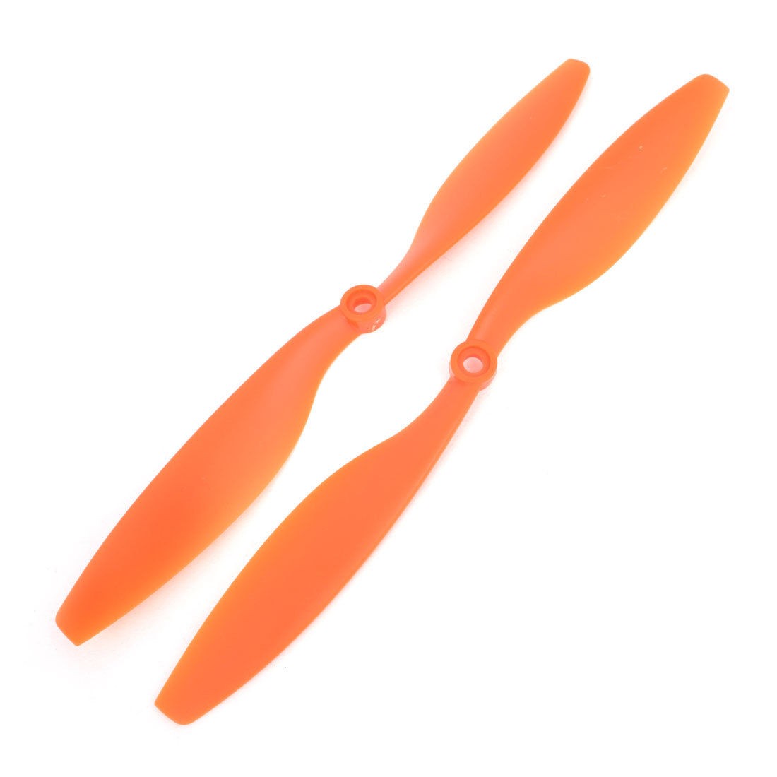 Pair Double Blades 10x4 5 Orange Plastic CW CCW RC Model Airplane Prop Propeller