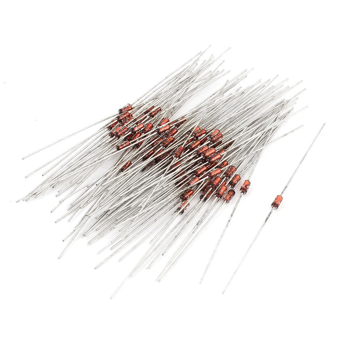 80 Pcs Axial Lead Zener Diodes Voltage Regulator 0 5W 3 9V