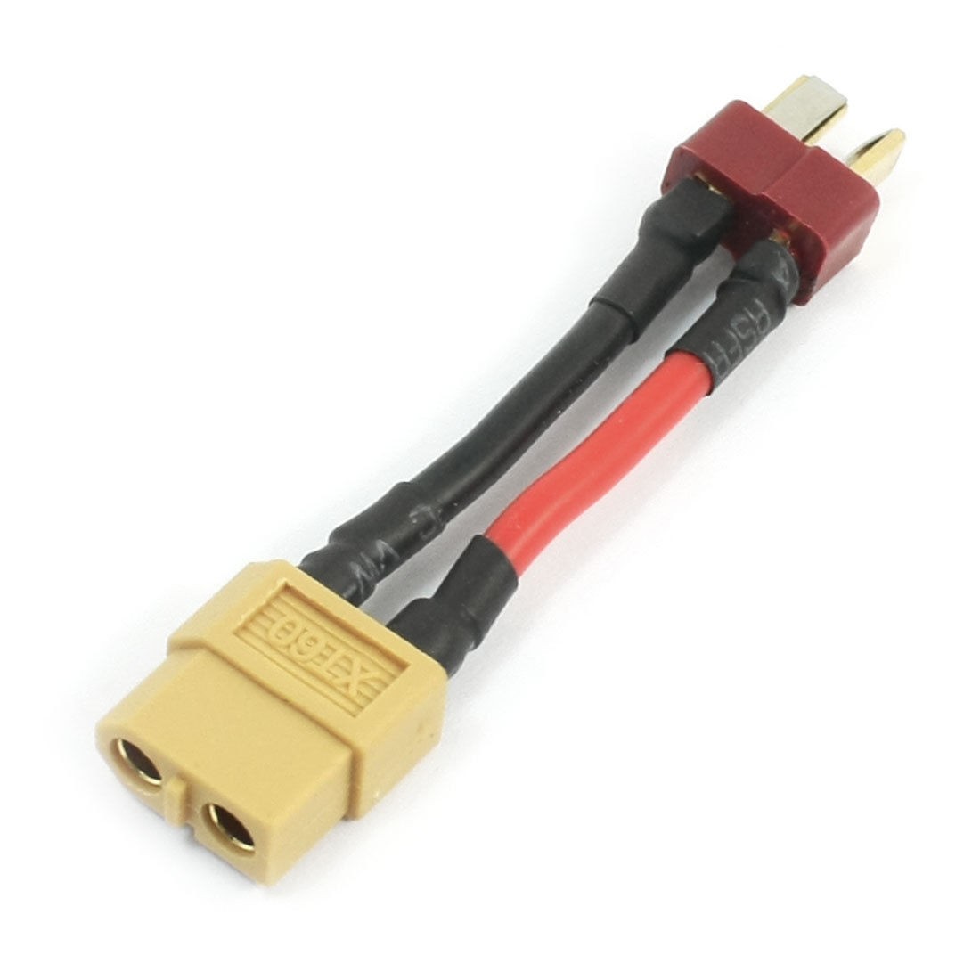 RC Plane T Male Plug to XT60 Socket Wire Leads Adapter 14AWG 4 5cm