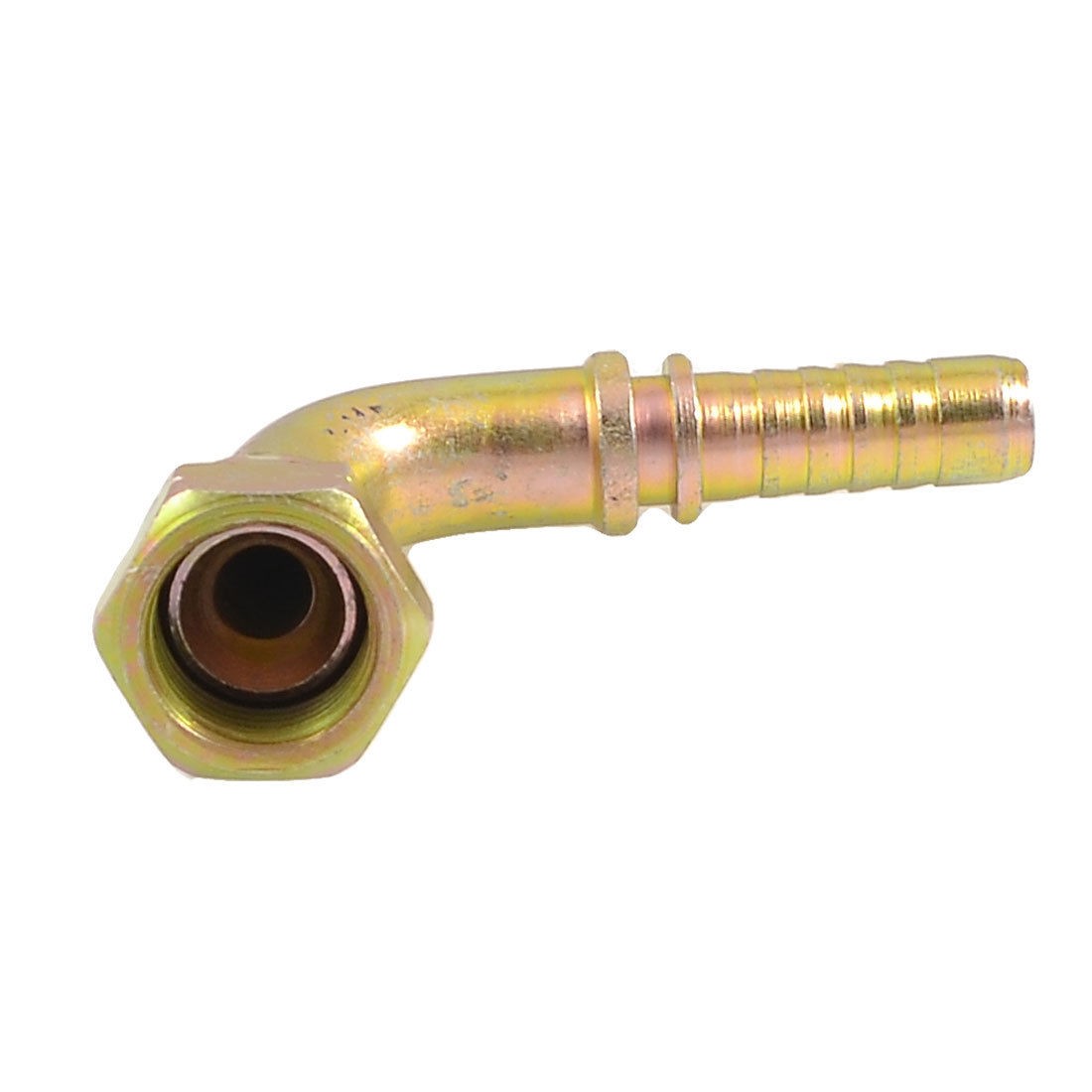 Hydraulic 1/2" PT Thread L Shaped Cone Flared Oil Pipe Fitting Connector