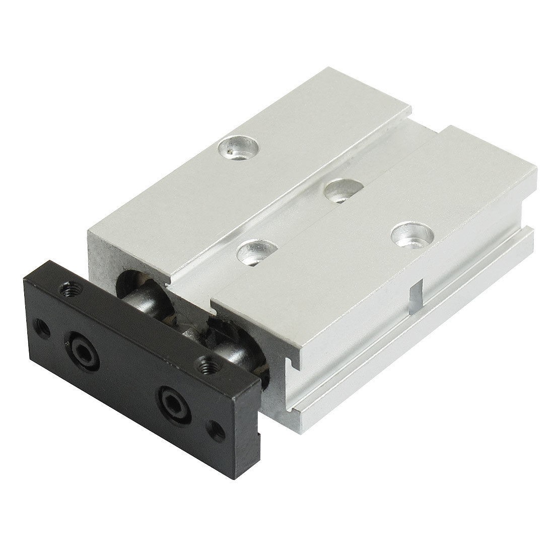 Double Acting 10mm Bore 10mm Stroke Dual Rod Air Cylinder