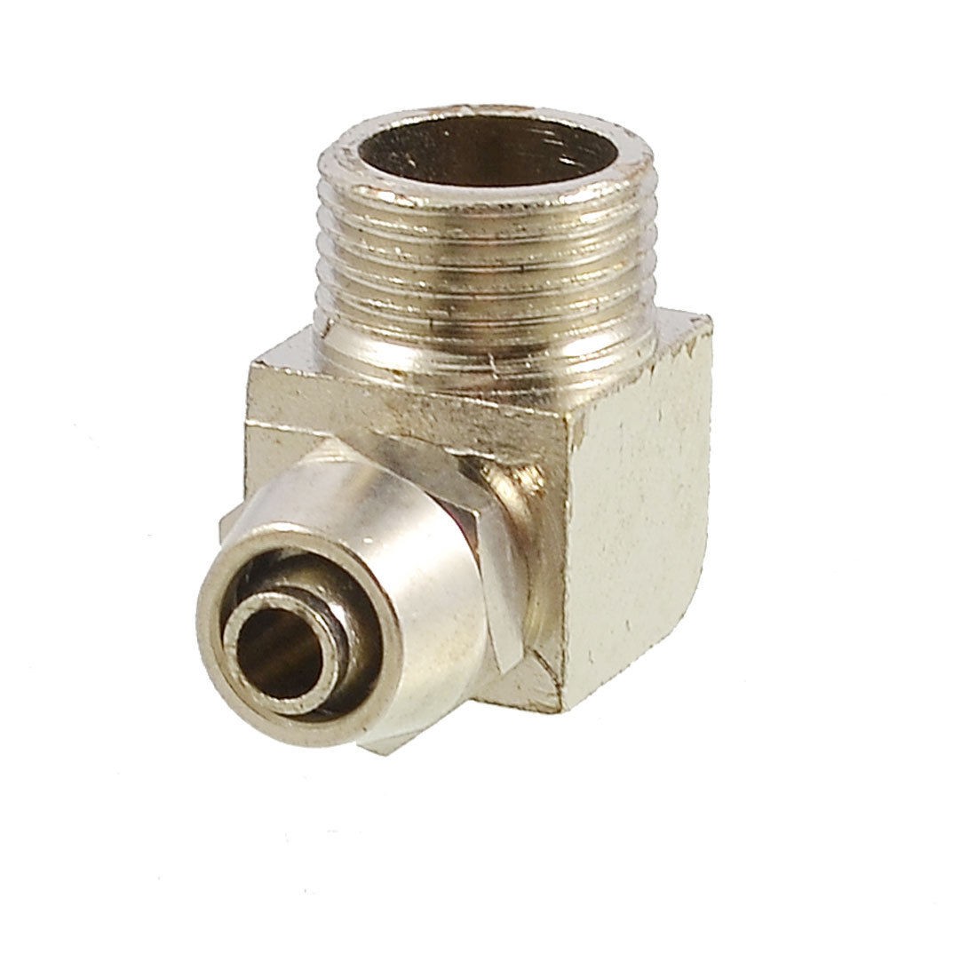 Air Pneumatic 8mm Tube 3 8" PT Thread Right Angle Quick Coupler