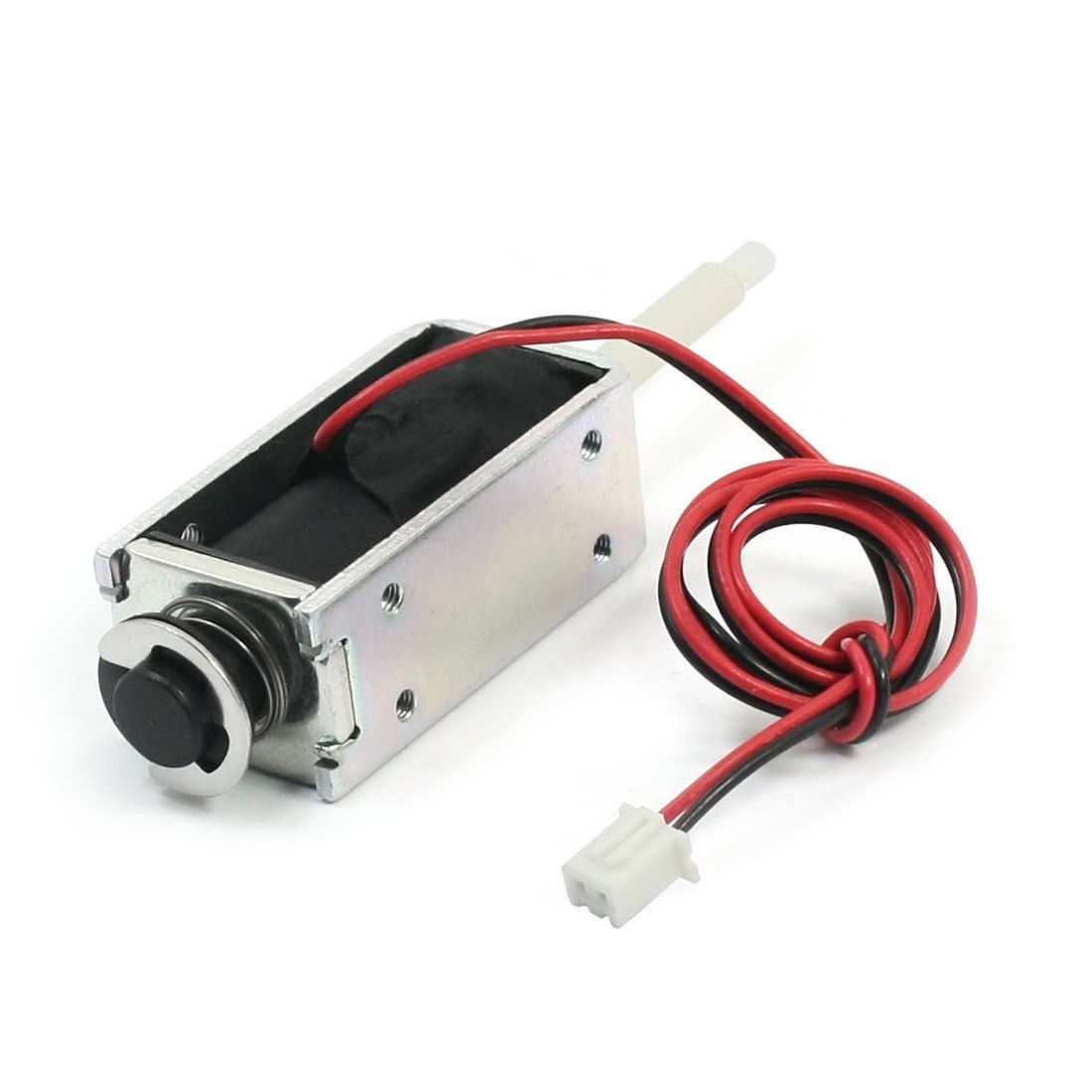 DC24V 320G Force 5mm Stroke 41cm Wire Push Type Solenoid Electromagnet