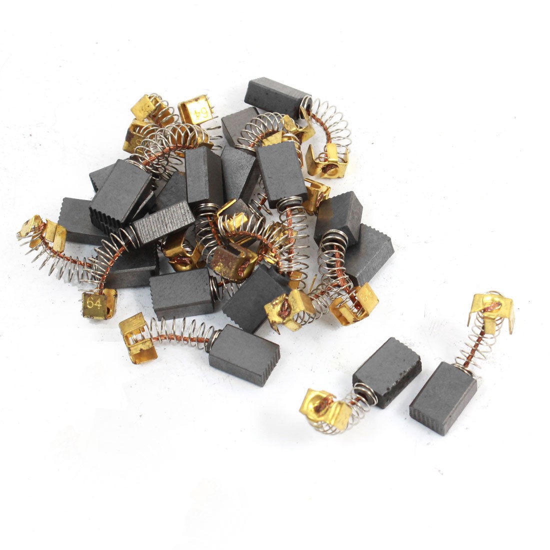 20 Pcs 11mm x 8mm x 5mm Carbon Brushes Black for Electric Drill Motor