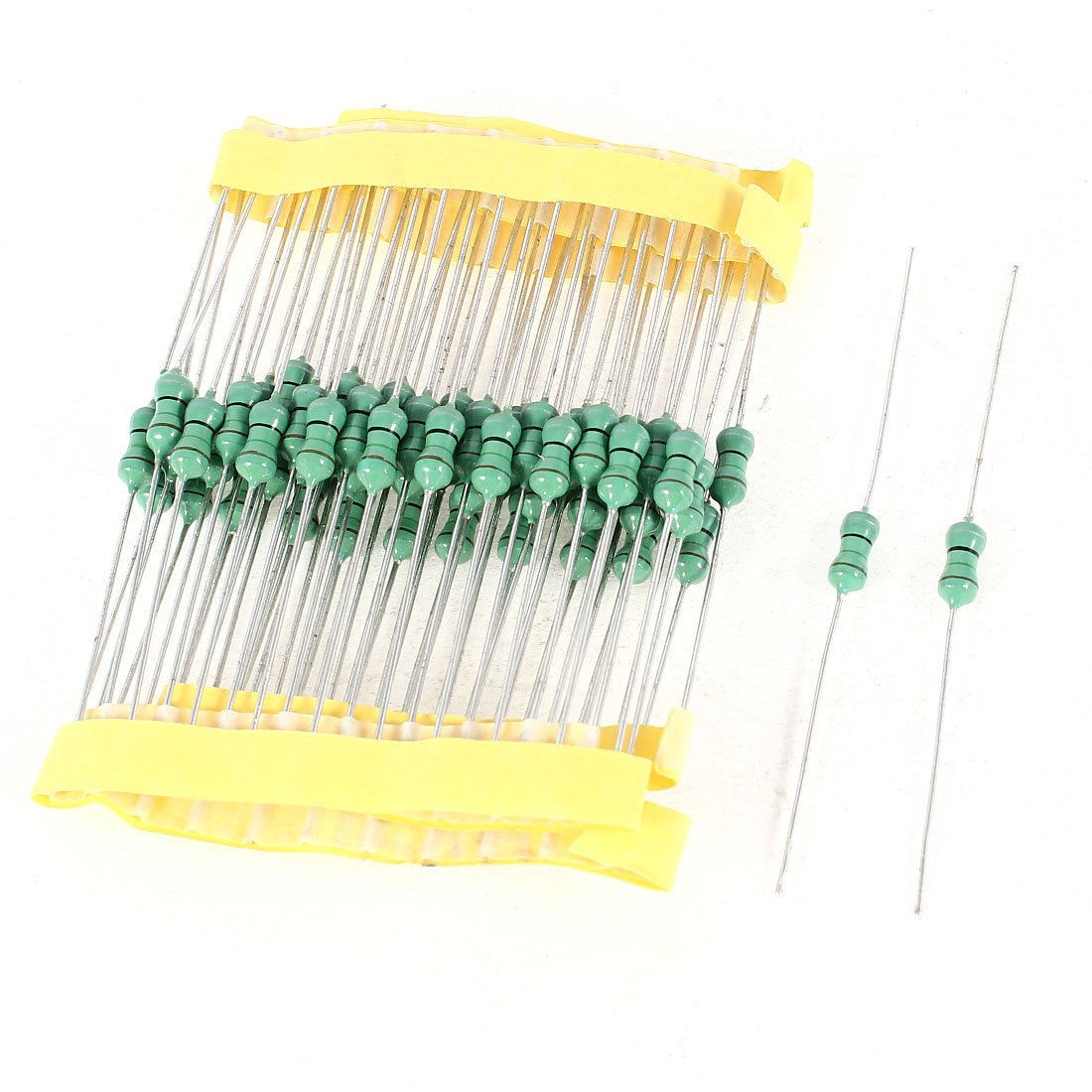 50 Pcs 15UH Inductance 1 2W 0 5Watt Power 10 Tolerance 0410 Color Code Inductor