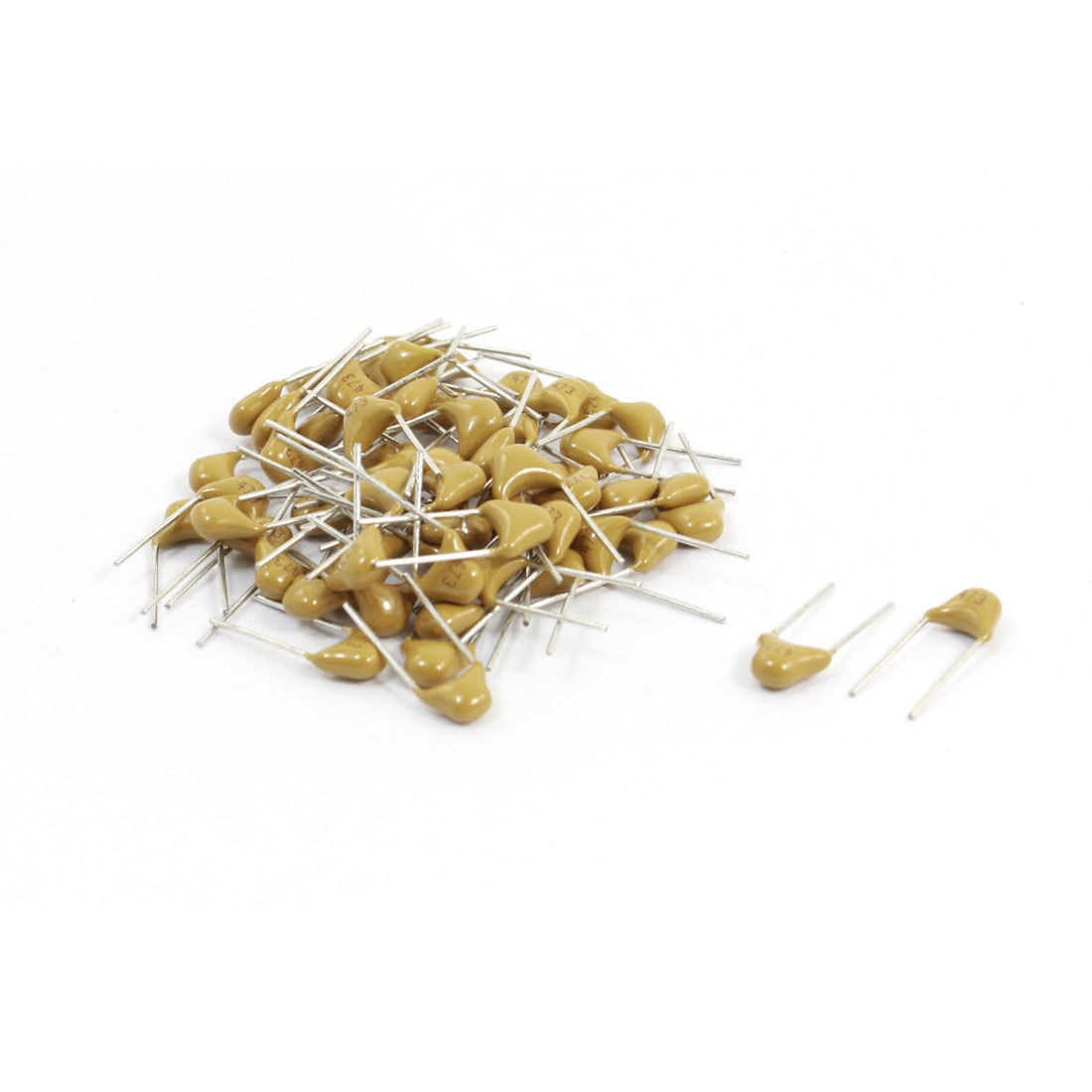 AC 50V 47nF 4 5mm Lead Spacing 2 Pin Multilayer Ceramic Capacitor 60pcs