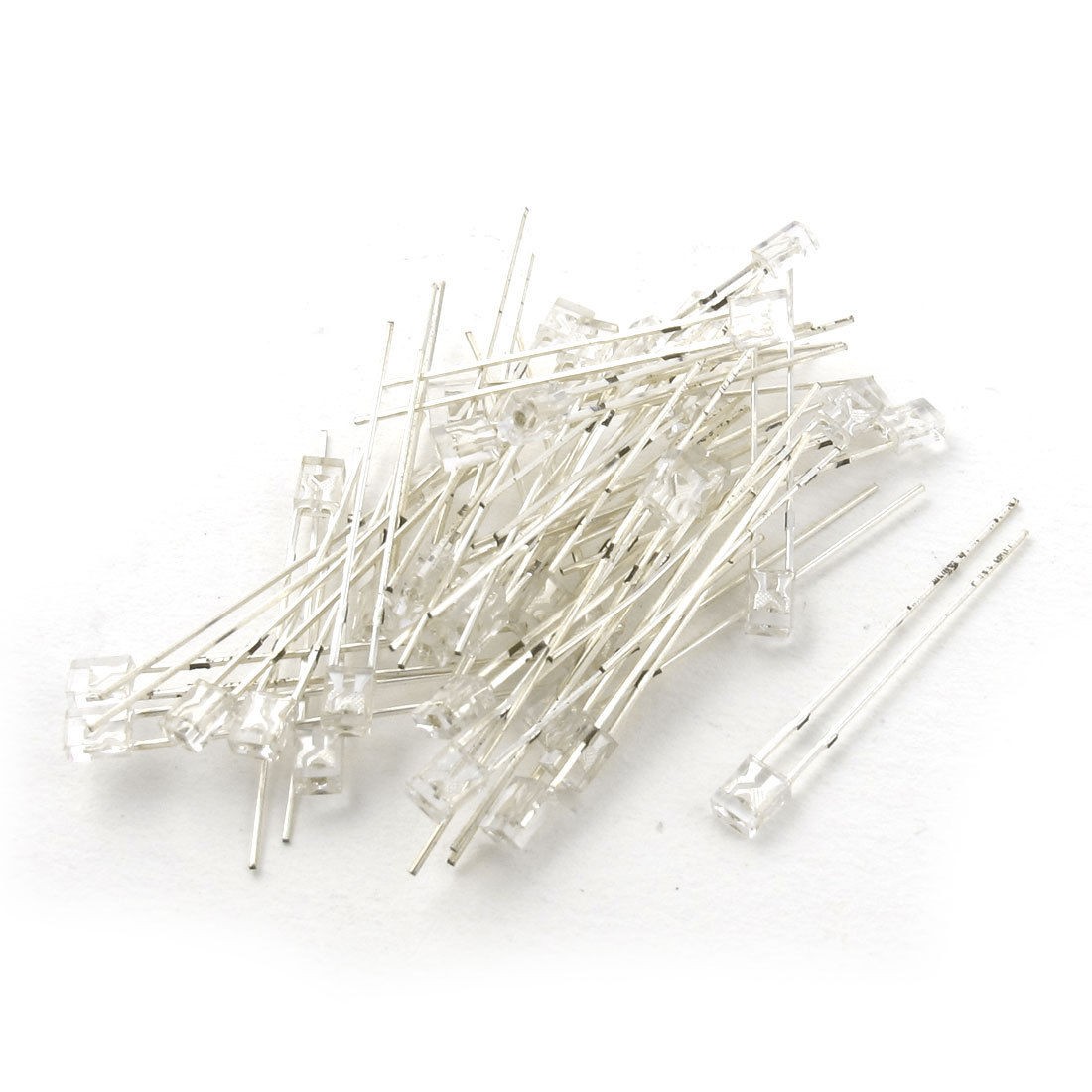 40 Pcs 2pins 2x3x4mm Super Bright Green LED Lamp Light Emitting Diodes DC 2 5 3V