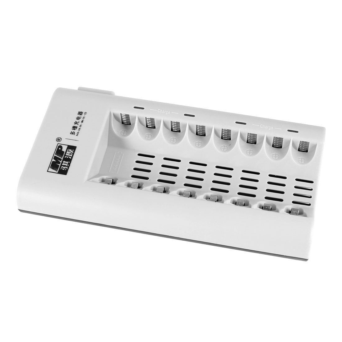 US Plug AC 100 240V 8 Channel AA AAA Ni MH Ni CD Recharge Battery Charger