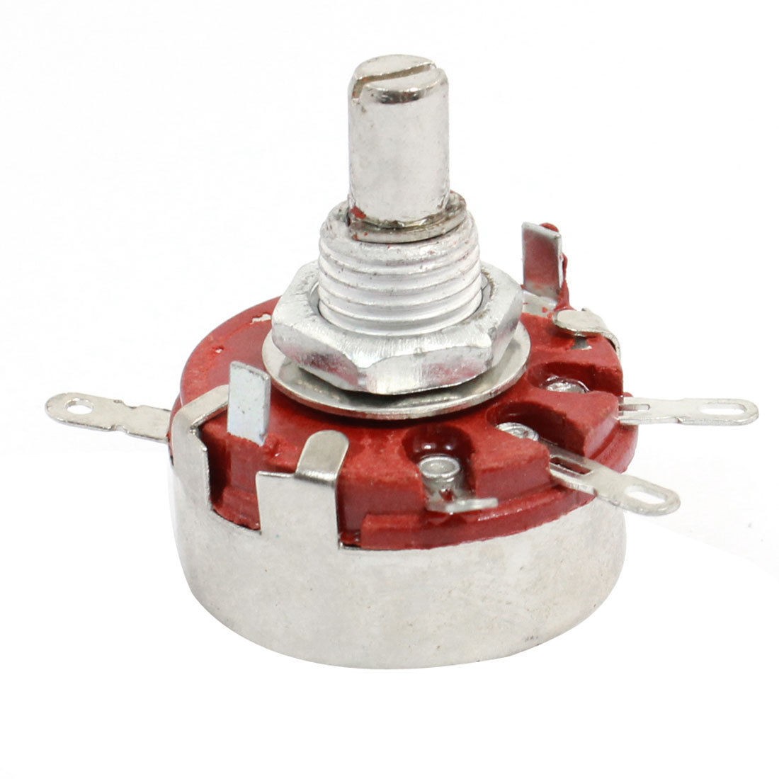 1K Ohm 2W Single Turn Carbon Composition Rotary Taper Potentiometer WTH118