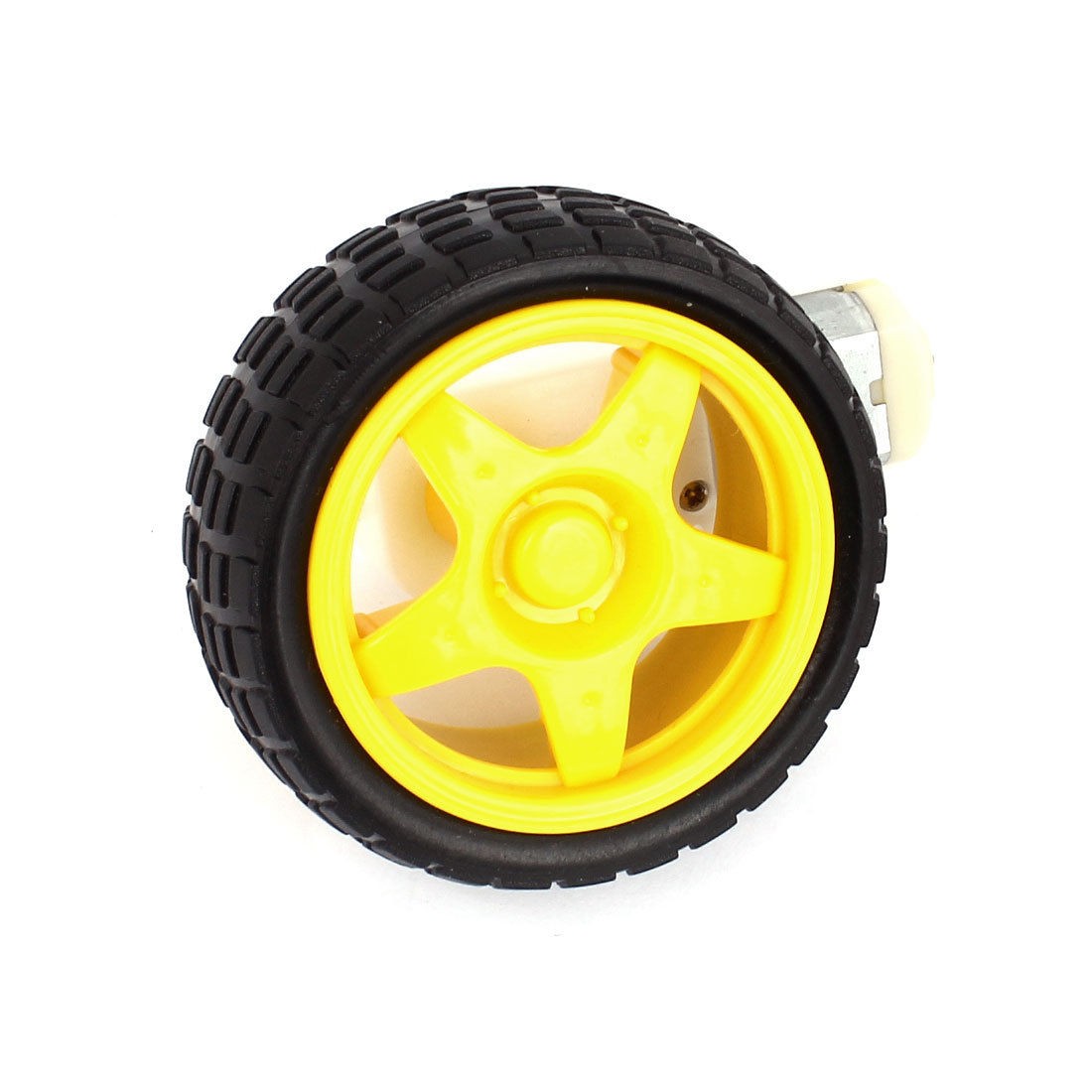 Arduino Smart Car Robot Plastic Tire Wheel with DC 3V 110rpm Gear Motor