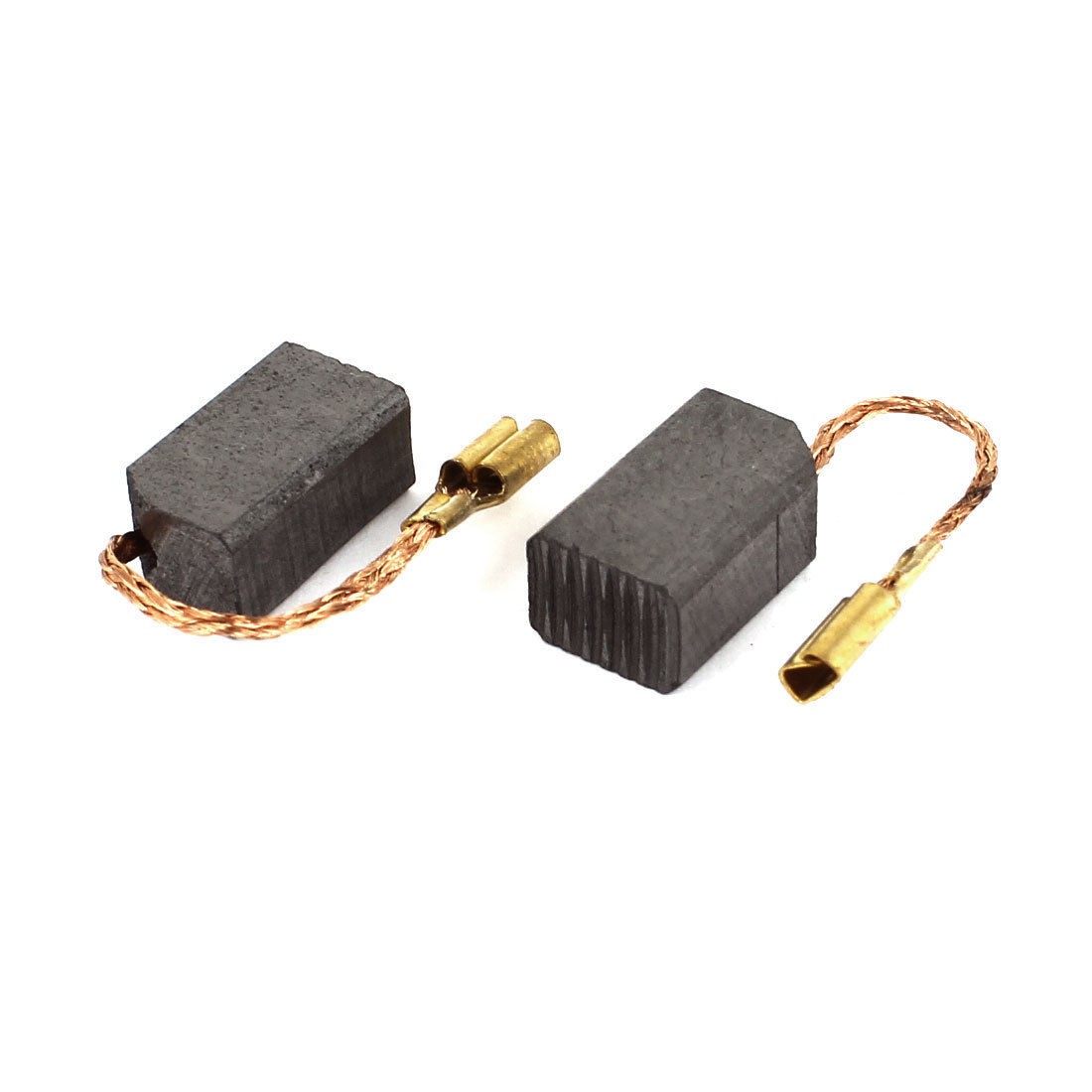 2 Pcs Gray Power Tool Replacement Motor Carbon Brushes 13mm x 8mm x 6mm