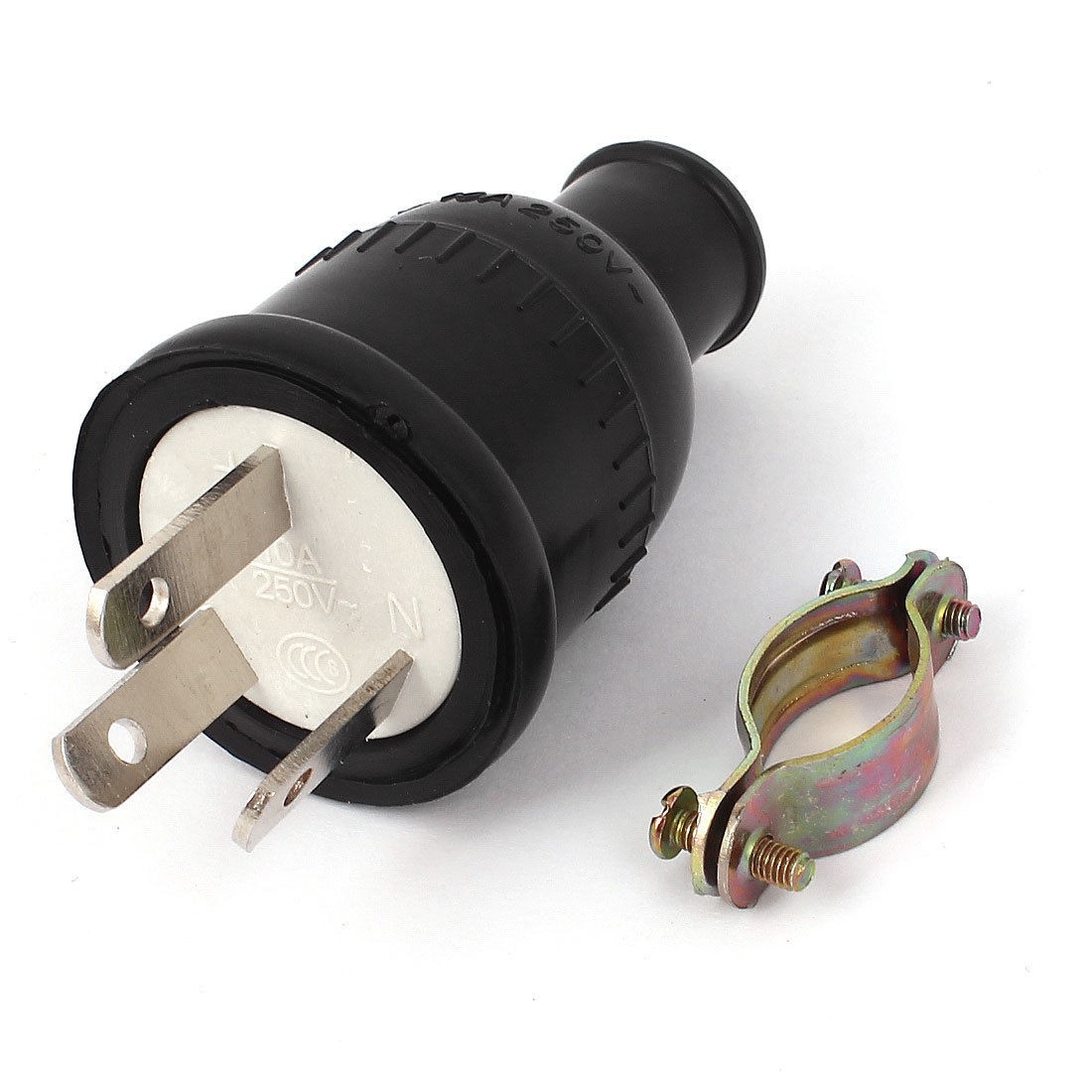 AC 250V 10A 3 Pins Rewirable Power Cable Waterproof AU Plug Adapter w Clamp