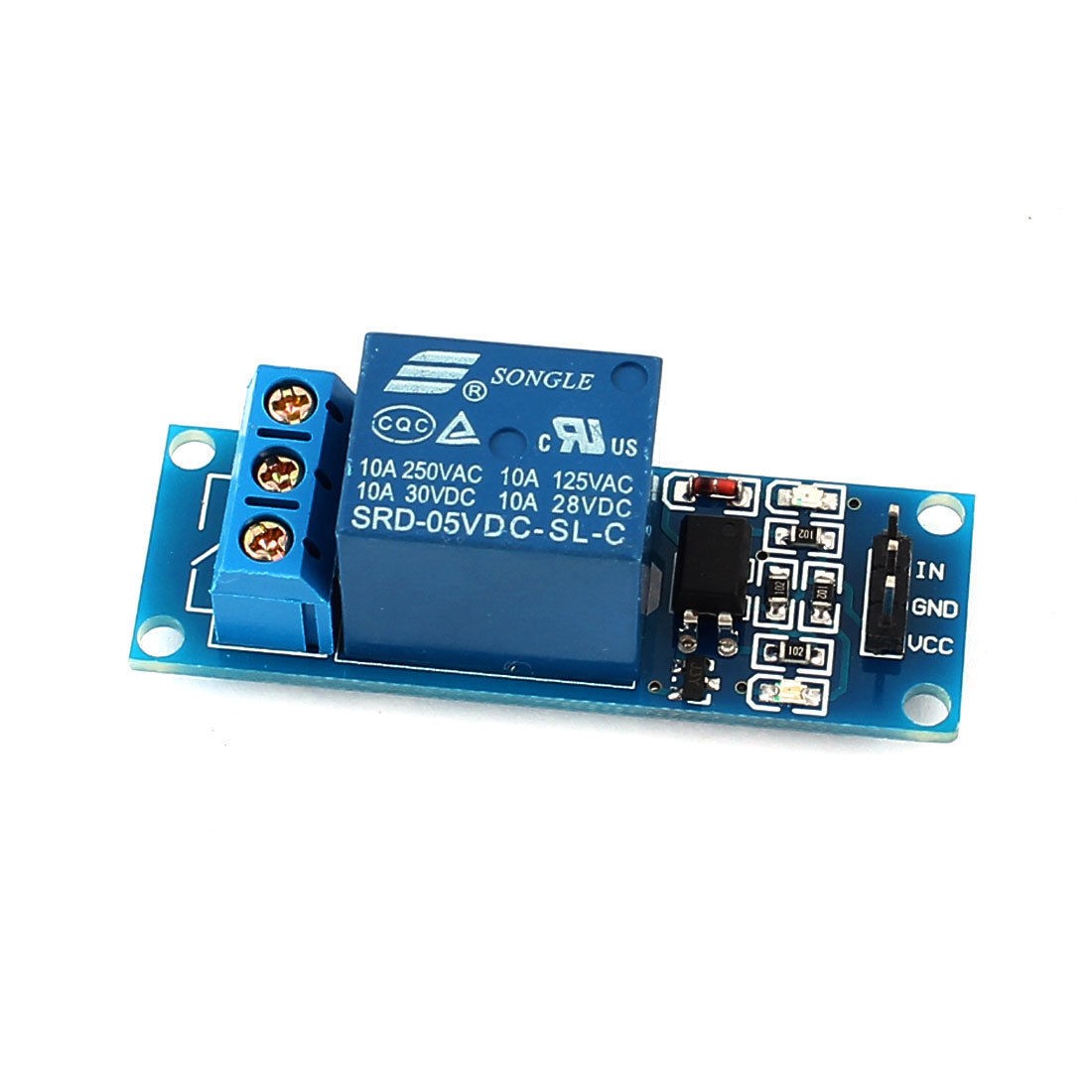 DC 5V 1 Channel Low Level Trigger Optocoupler Relay Module for Arduino