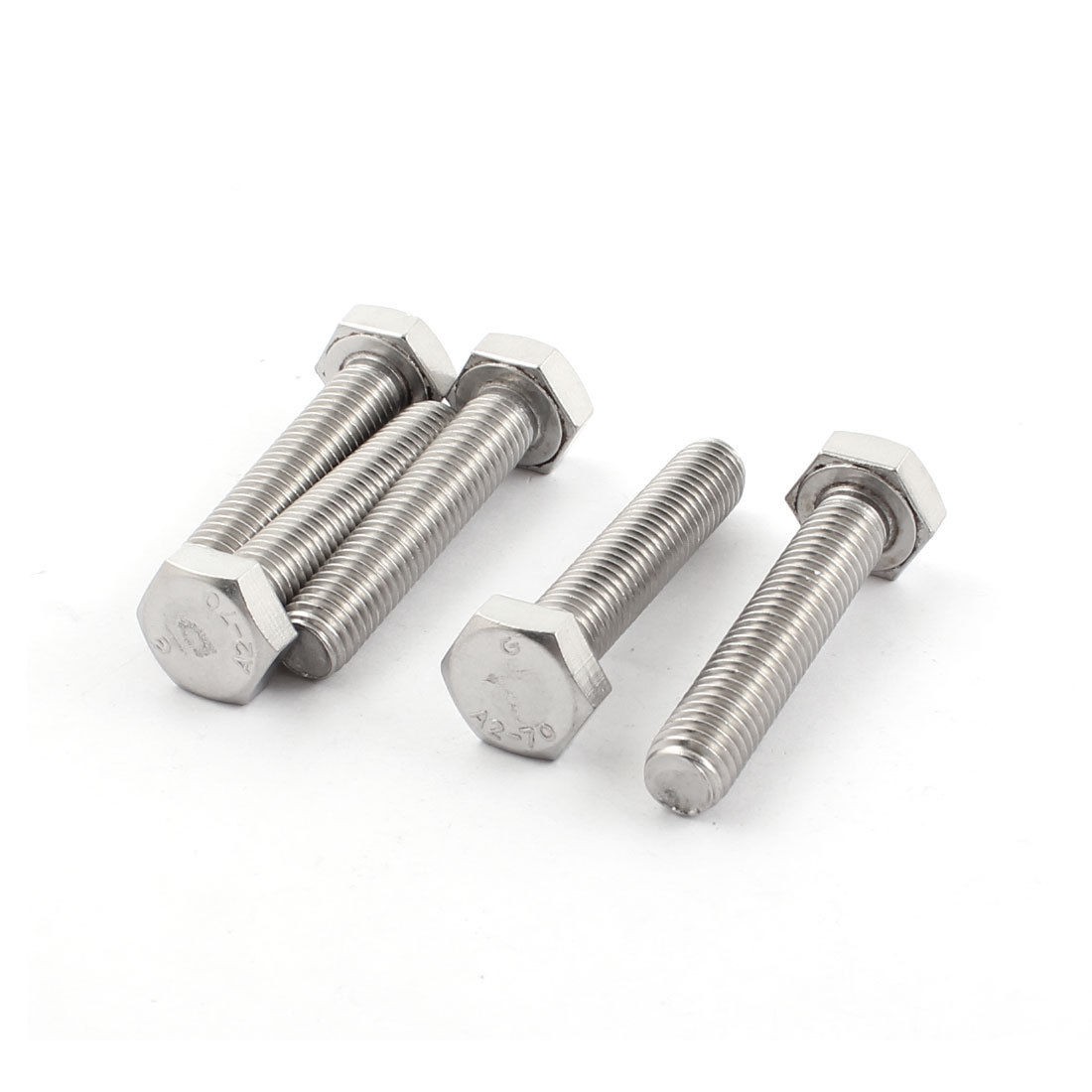 5 Pcs 10mm x 50mm Hexagonal Cap A2 70 Stainless Steel Screw Bolt Replacement