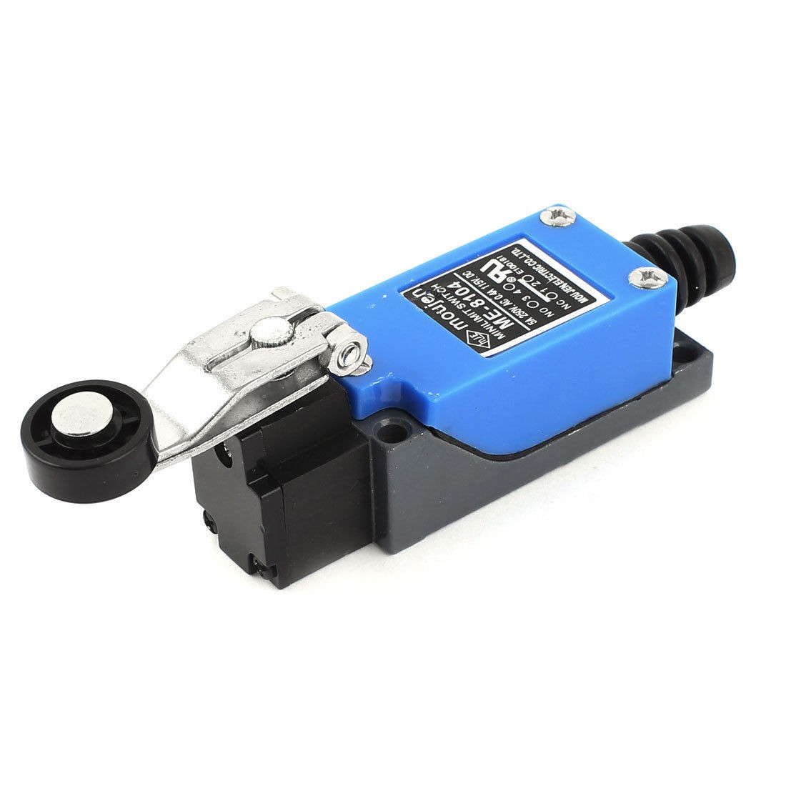 DPST Adjustable Rotary Roller Lever Arm Enclosed Momentary Limit Switch