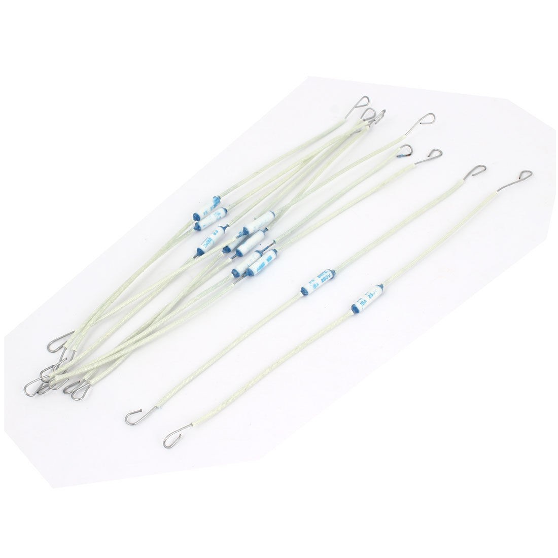 10 Pcs Electronic Component Cut Off 210 TF Temperature Thermal Fuses AC 250V 15A