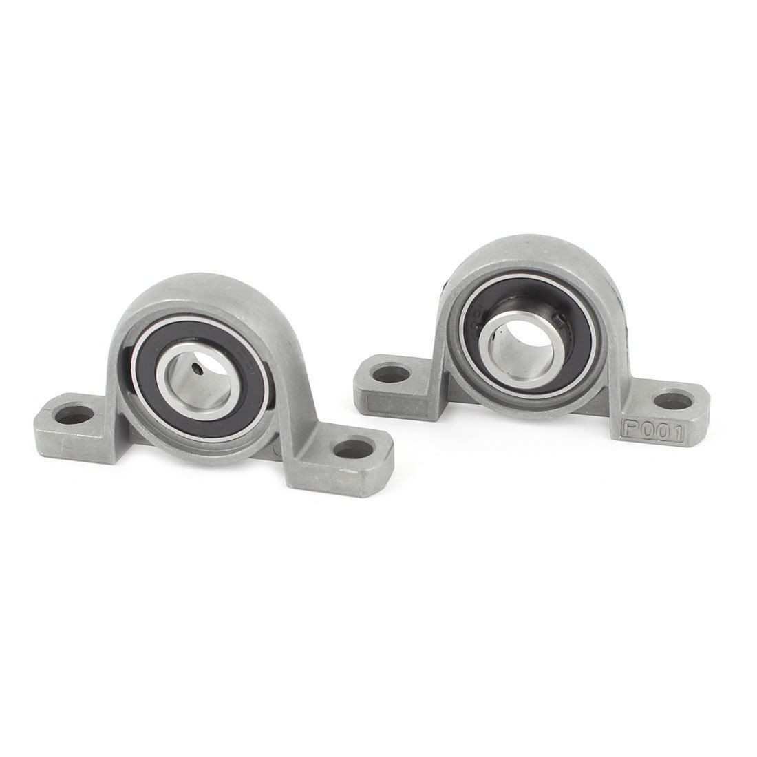 2pcs Self Align 12mm Bore Inner Ball Mounted Pillow Block Insert Bearing KP001