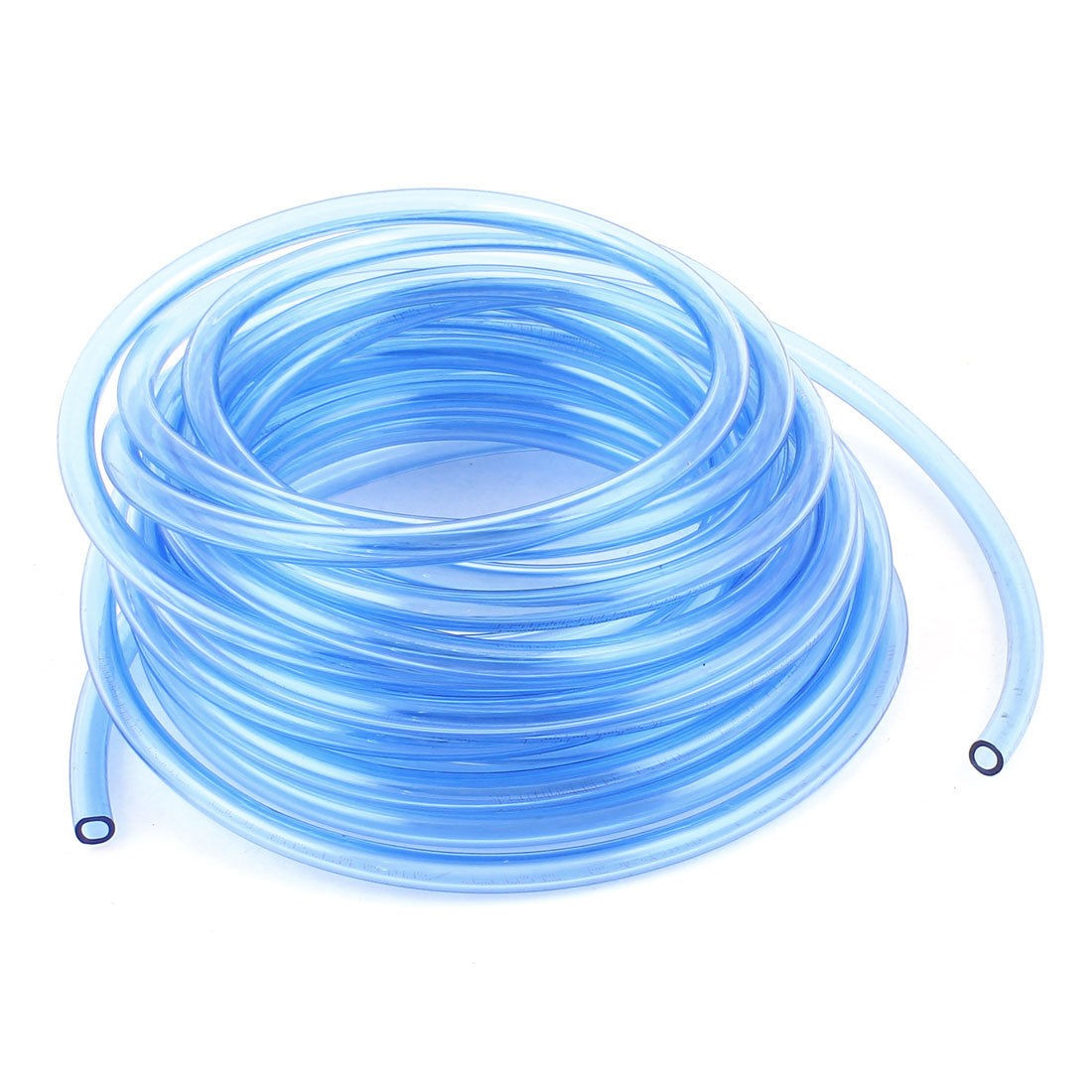 6mm x 4mm Air Pneumatic PU Hose Tube Pipe Clear Blue 6M Long