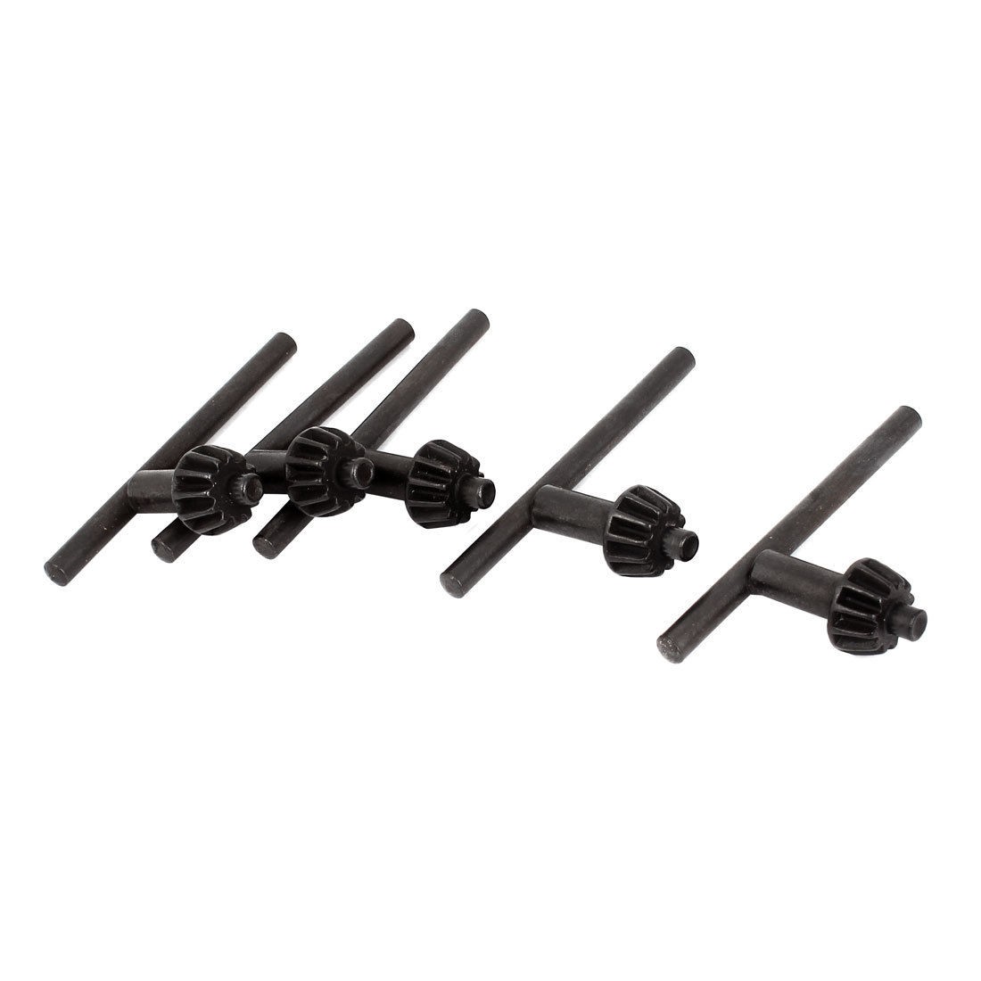 5 Pcs 8mm Pilot T Handle 12 Teeth Spanner Drill Chuck Key Loosen Tighten Tool