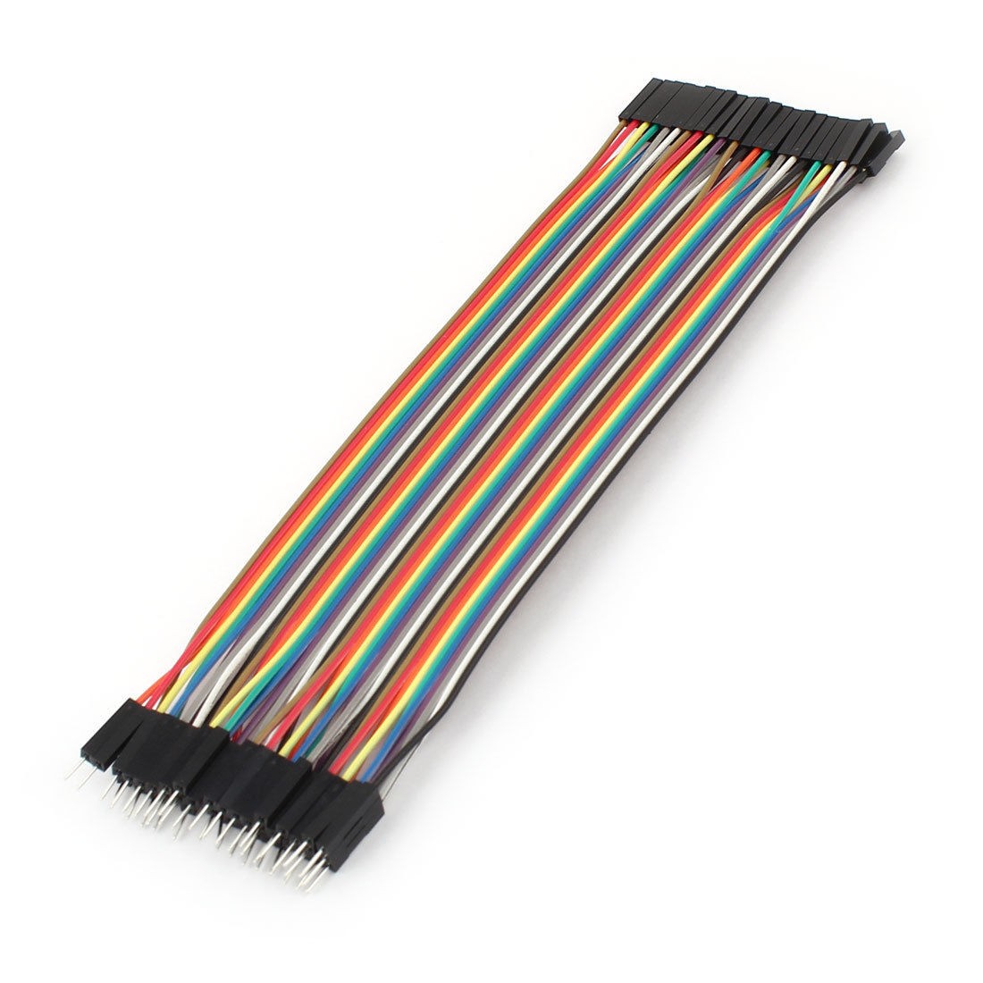 Female Male 40P 2 54mm 20cm Jumper Wire Cable Ribbon for Arduino Breadboard