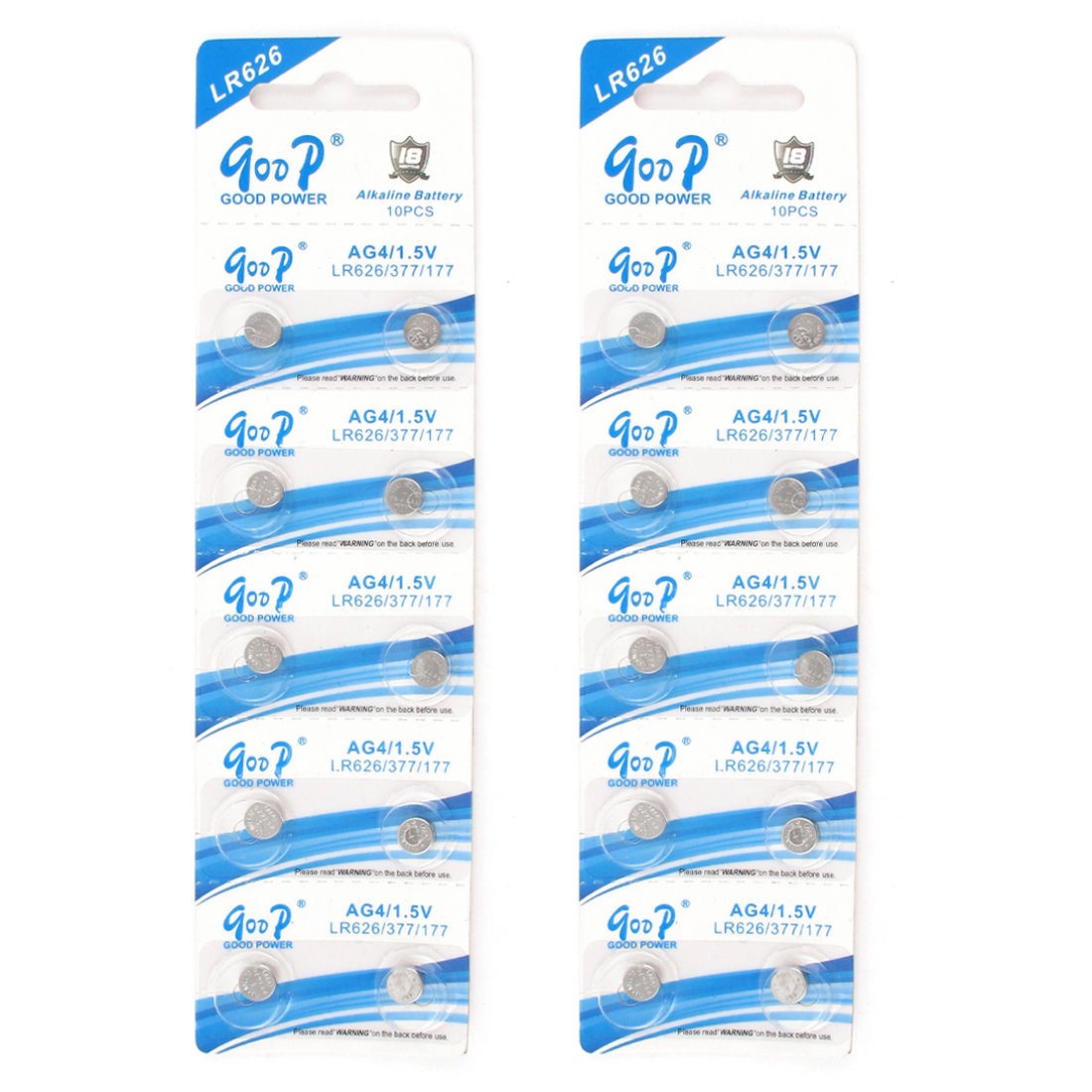 20x AG4 SR626SW LR626 LR66 SR521SW Alkaline Button Cell Battery SR66 SR626 177