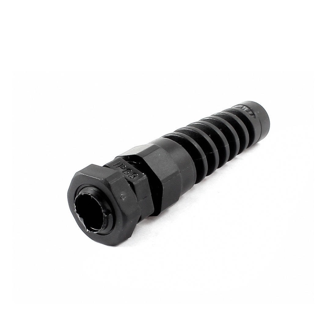 PG7 Thread 3-6.5mm Diameter Wire Strain Relief Protective Spiral Cable Gland