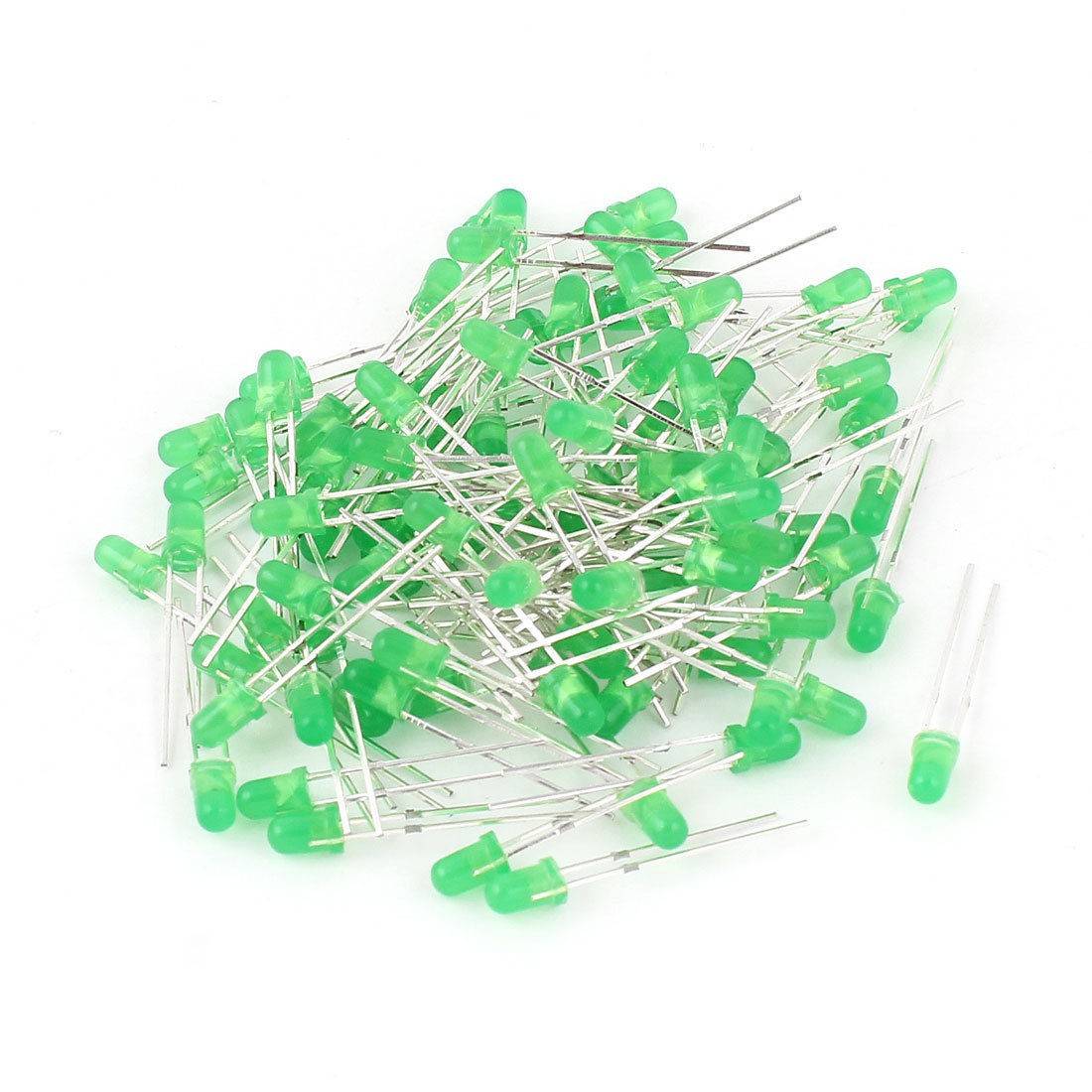 100PCS LED 3MM GREEN COLOR GREEN LIGHT Super Bright