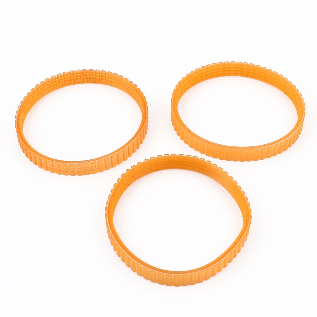 3pcs 60 Teeth 9 6" Girth Rubber Multi Wedge Timing Belt Orange