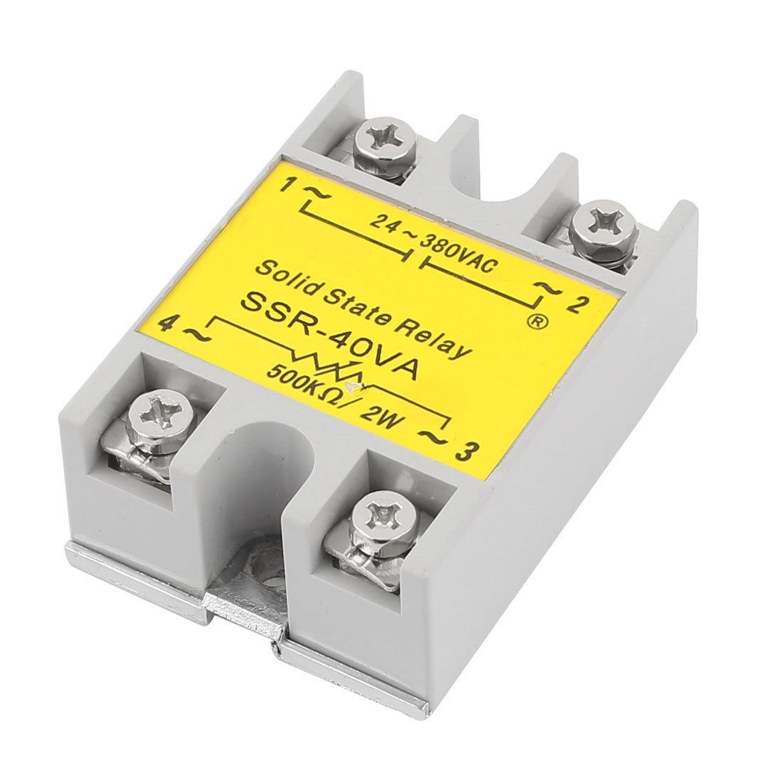 SSR40VA AC 24 380V 40VA Resistance Type Metal Base Adjustable Solid State Relay