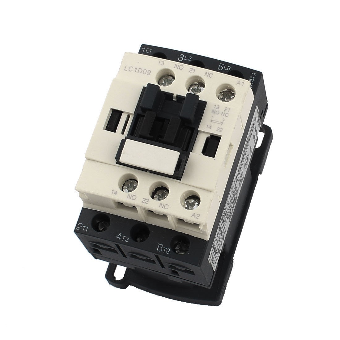 110V 50 60Hz Coil 3 Pole No DIN Rail Mount AC Contactor LC1D09