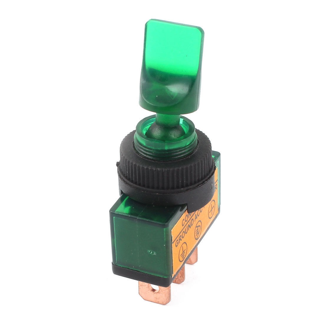 DC 12V Green LED Lamp 2 Position on Off SPST Car Boat Truck Marine Toggle Switch