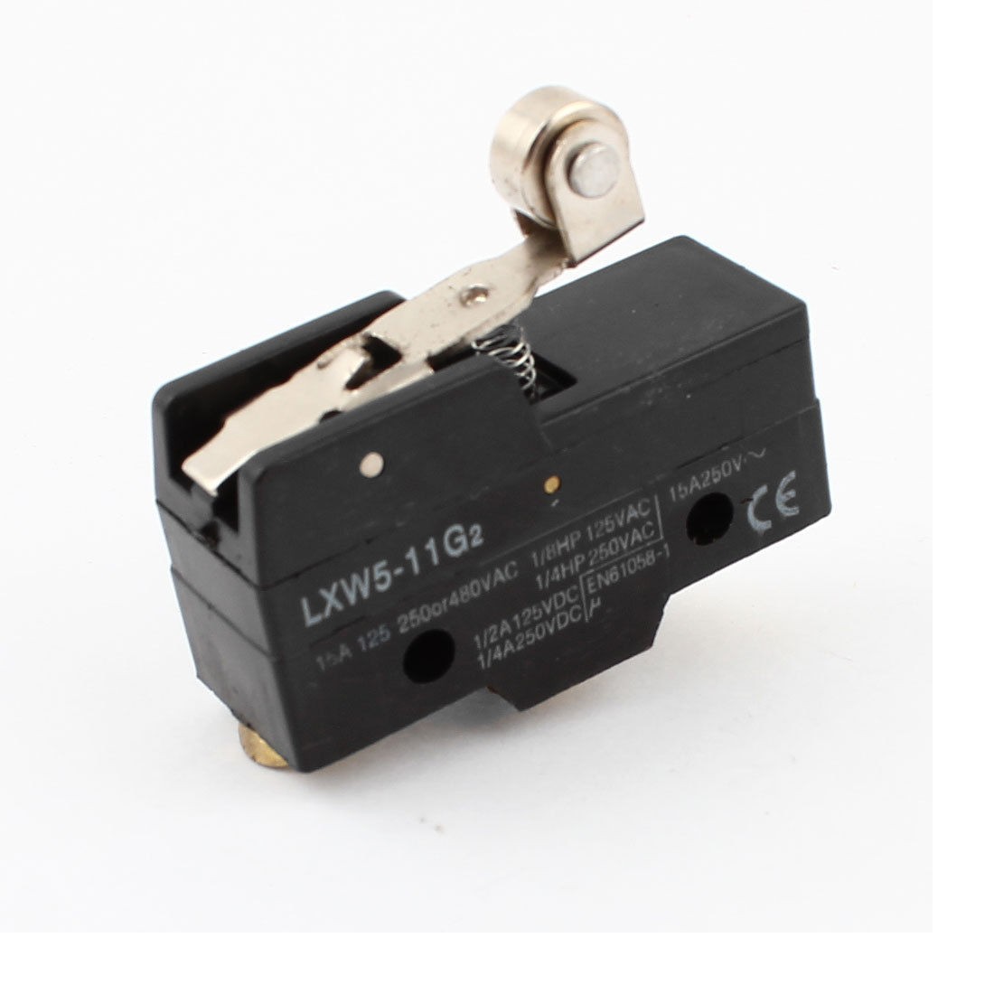 Short Roller Hinge Lever Momentary SPDT 1NO 1NC Actuator Limit Switch LXW5 11G2