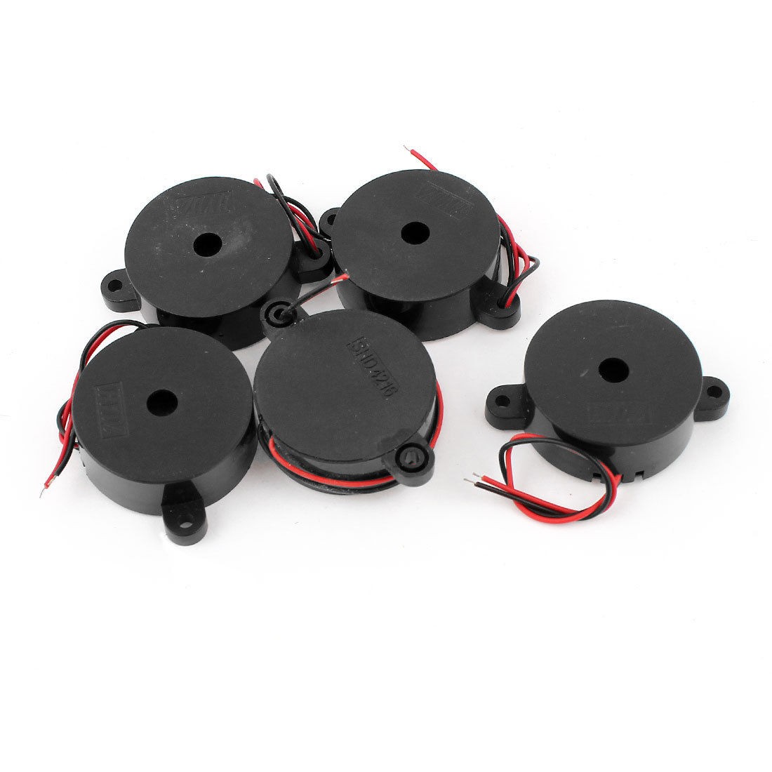 5pcs DC 12V Wire Leads Industrial Audio Active Electronic Alarm Buzzer