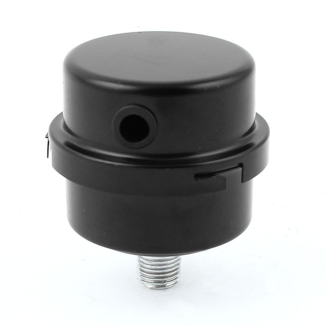 13mm Male Threaded Exhaust System Silencer Muffler Black for Air Compressor