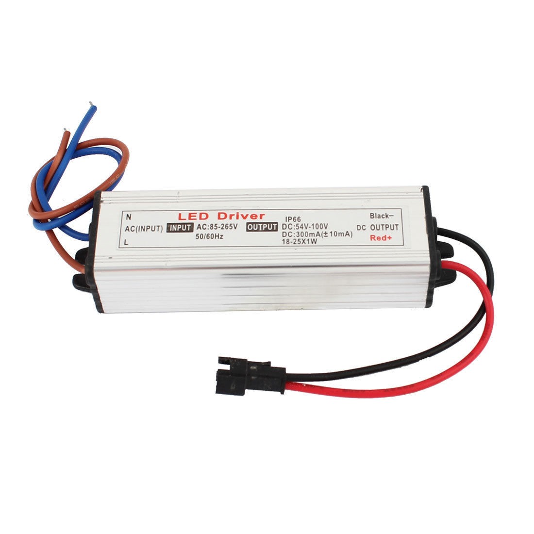 AC 85-265V to DC 54-100V Waterproof Power Supply Driver for 18-25x1W LED Light