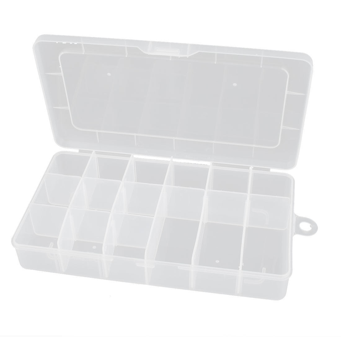 Clear Plastic Adjustable 15VALUE Electrolytic Capacitor Assortment Box Kit