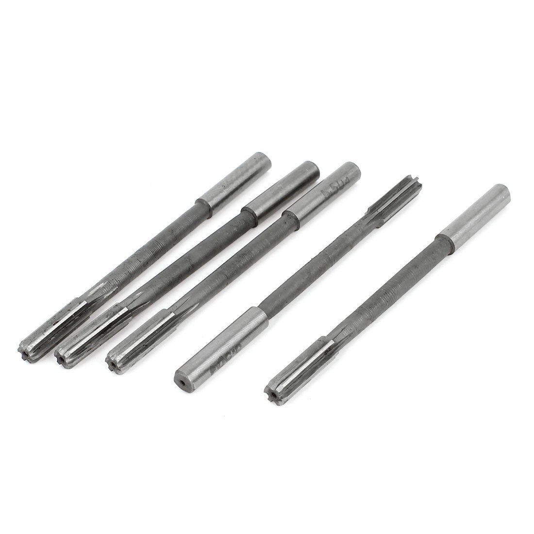 5pcs 5 5mm Cutting Dia Straight Shank 6 Flute HSS Chucking Reamer Reaming Cutter