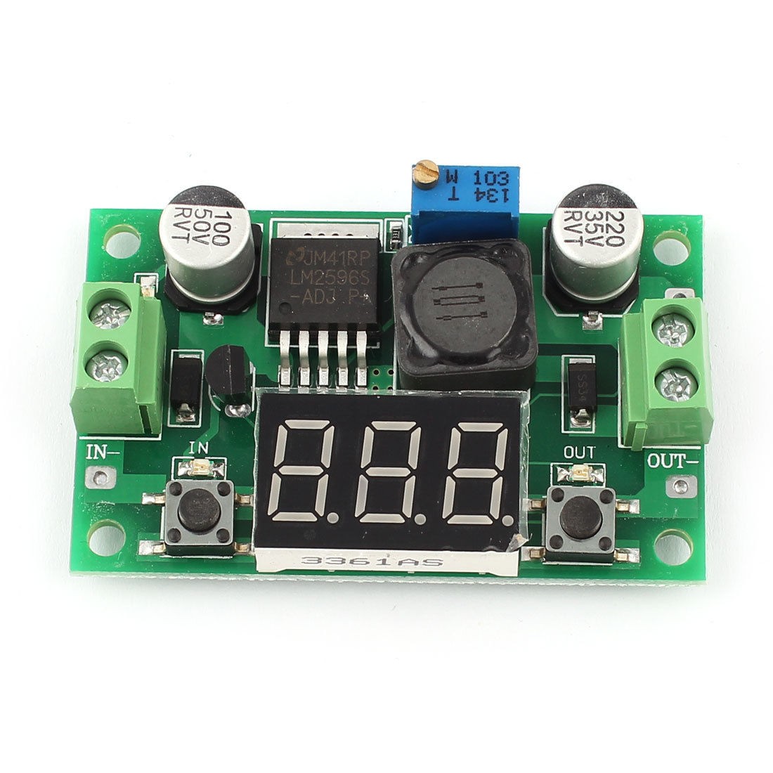 2 x LM2596 DC DC Step Down Buck Converter Power Supply Module Voltage Regulator